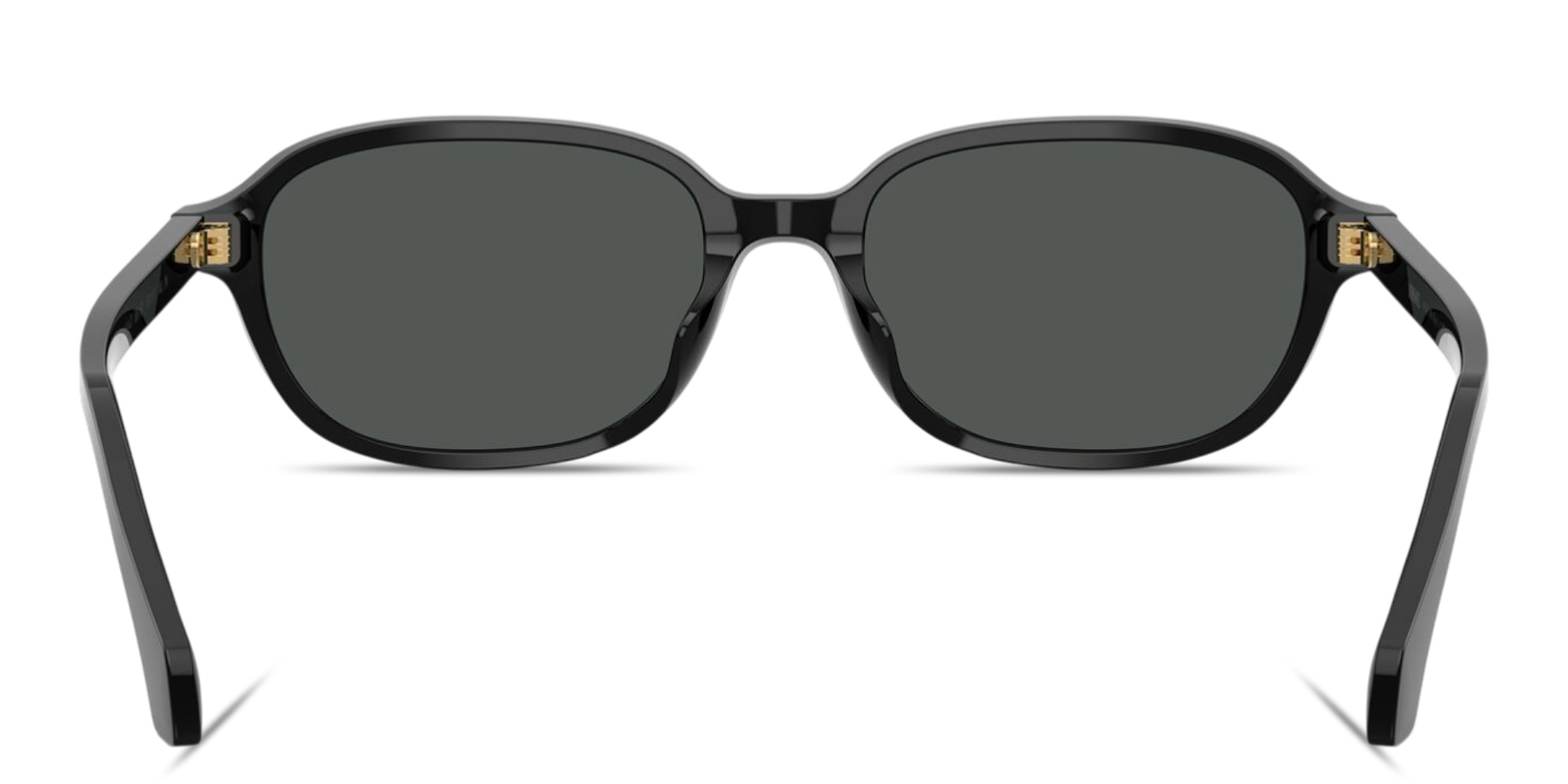 Shop VERSACE Medusa Pillow Sunglasses in Black online.