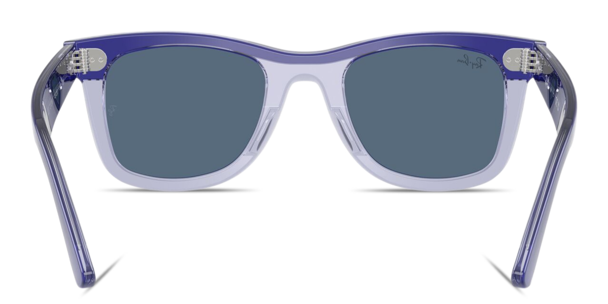 Shop Ray-Ban Junior Mini Street Neat Kids Square Sunglasses in Blue Transparent online.
