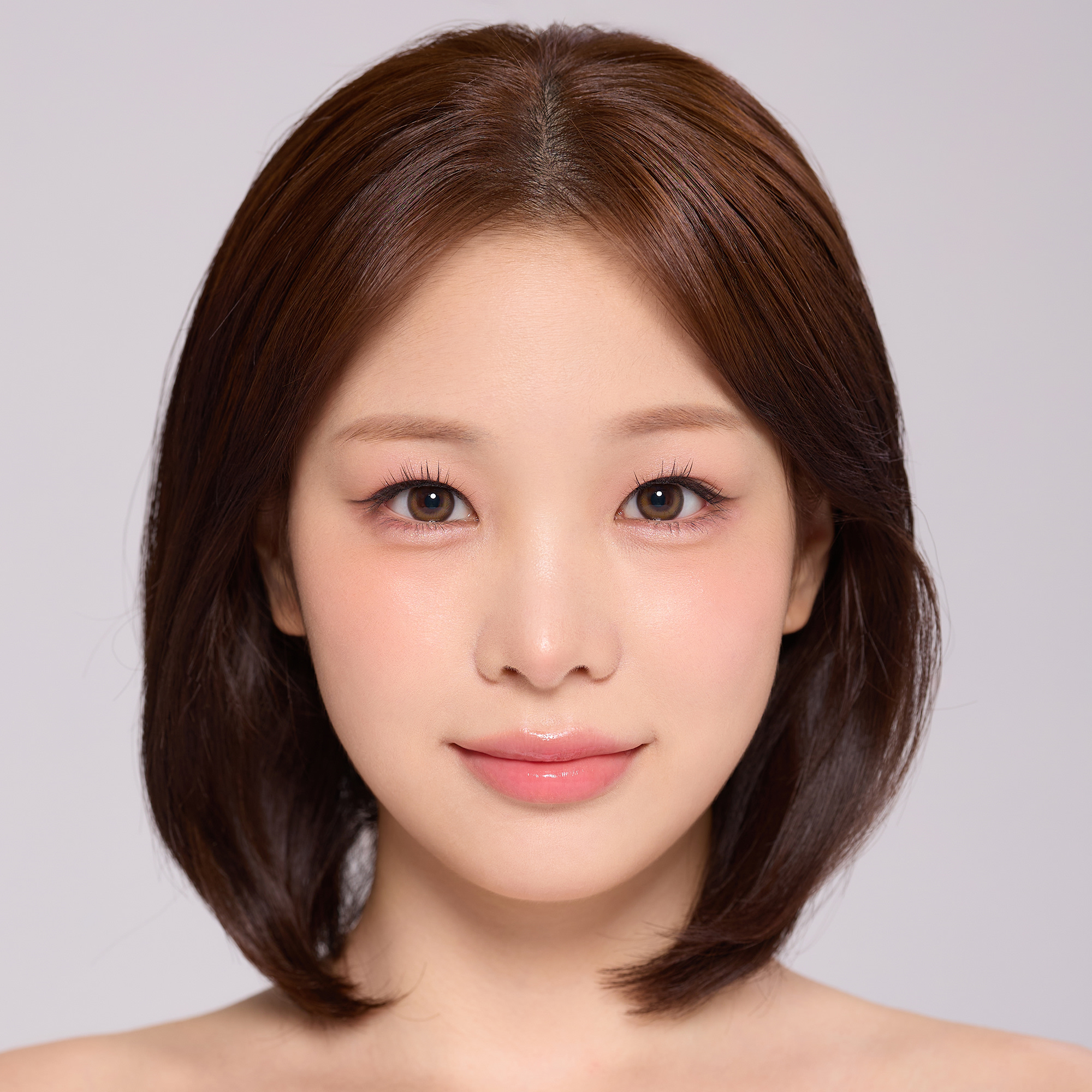Shop Lensme Korean Style Monthly Colored Contact Lenses - Shine online.