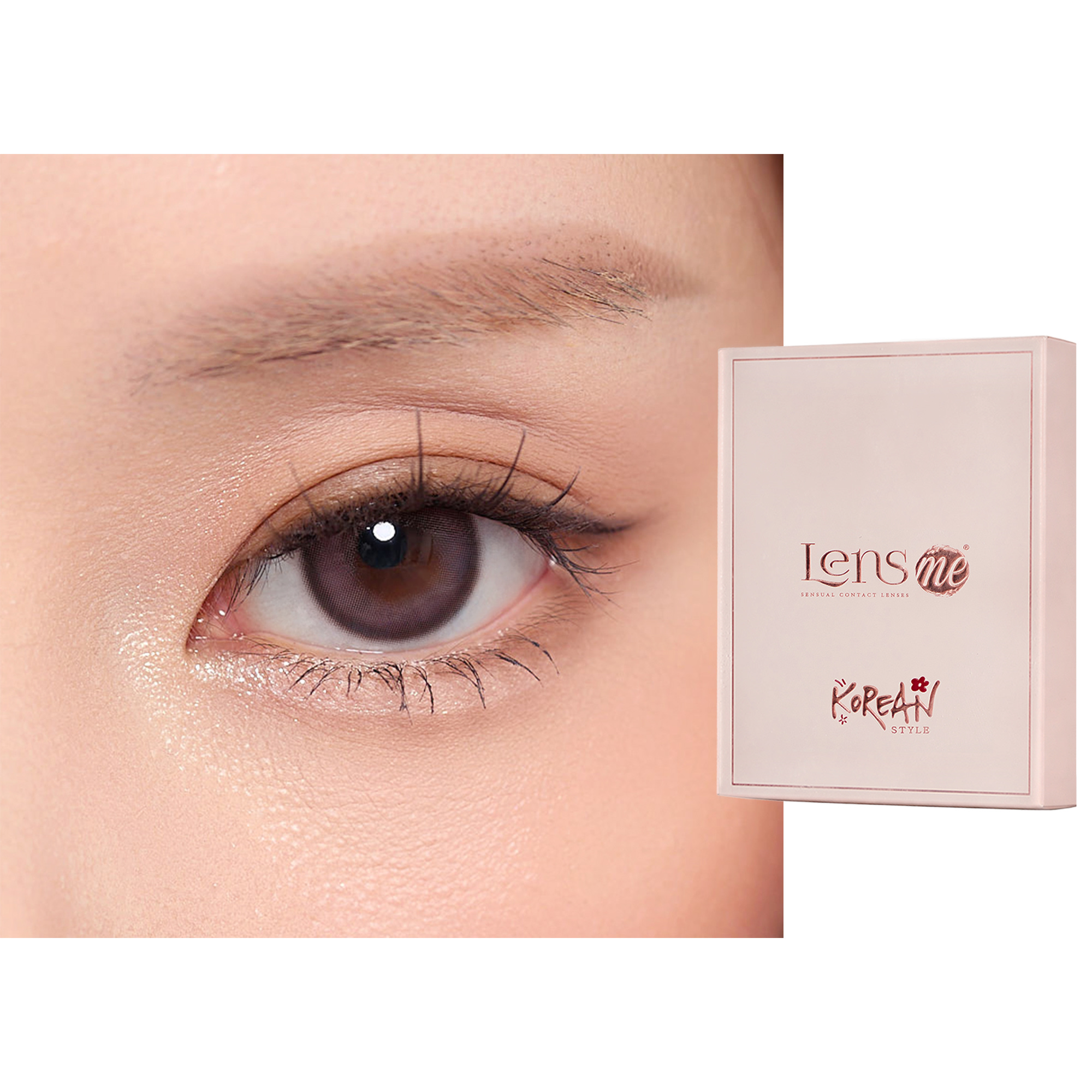 Shop Lensme Korean Style Monthly Colored Contact Lenses - Velune online.