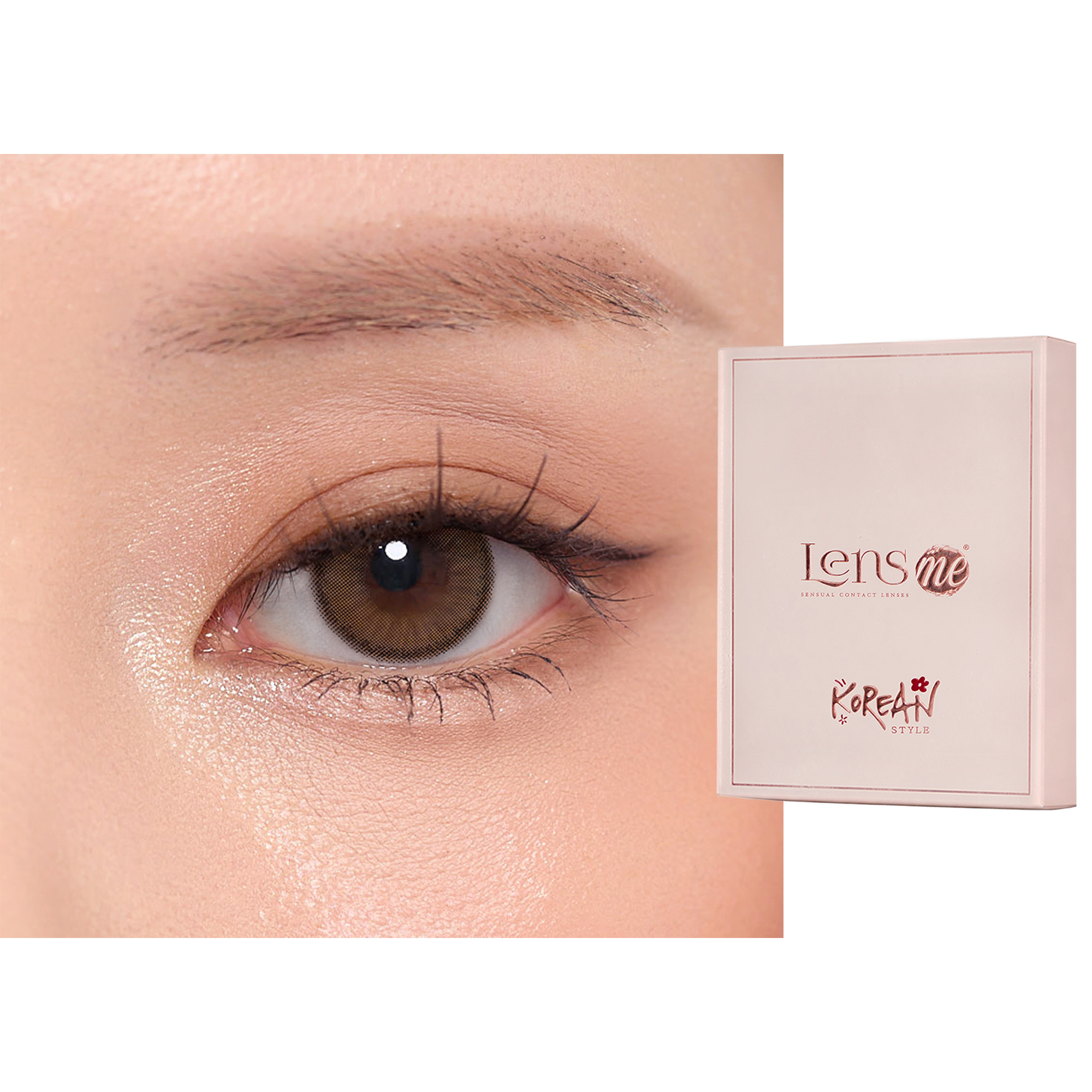 Shop Lensme Korean Style Monthly Colored Contact Lenses - Vibe online.