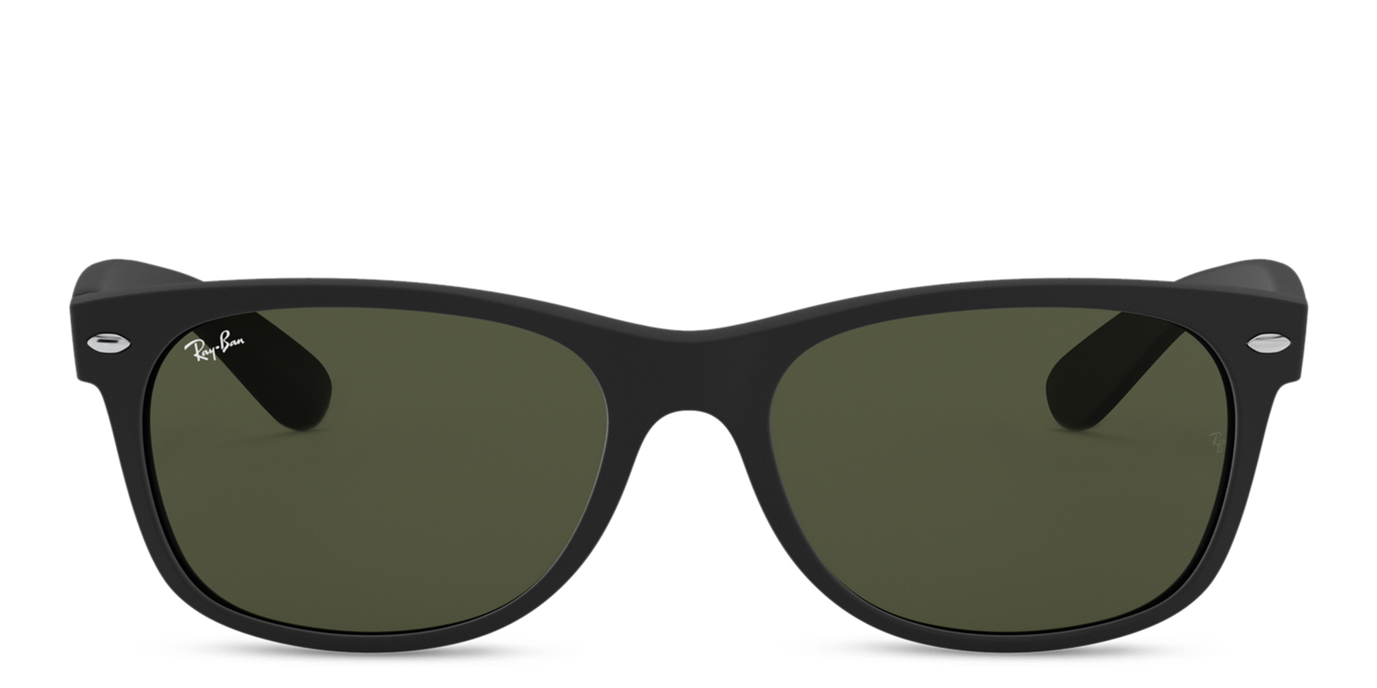 تسوق نظارات شمسية مربّعة للجنسين راي بان بلون أسود مطفي أونلاين.