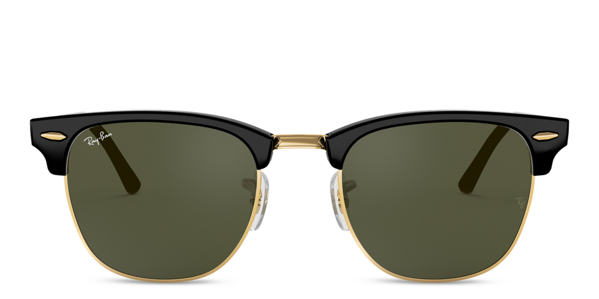 Ray-Ban Clubmaster Square Sunglasses in Black – Product Photo 1