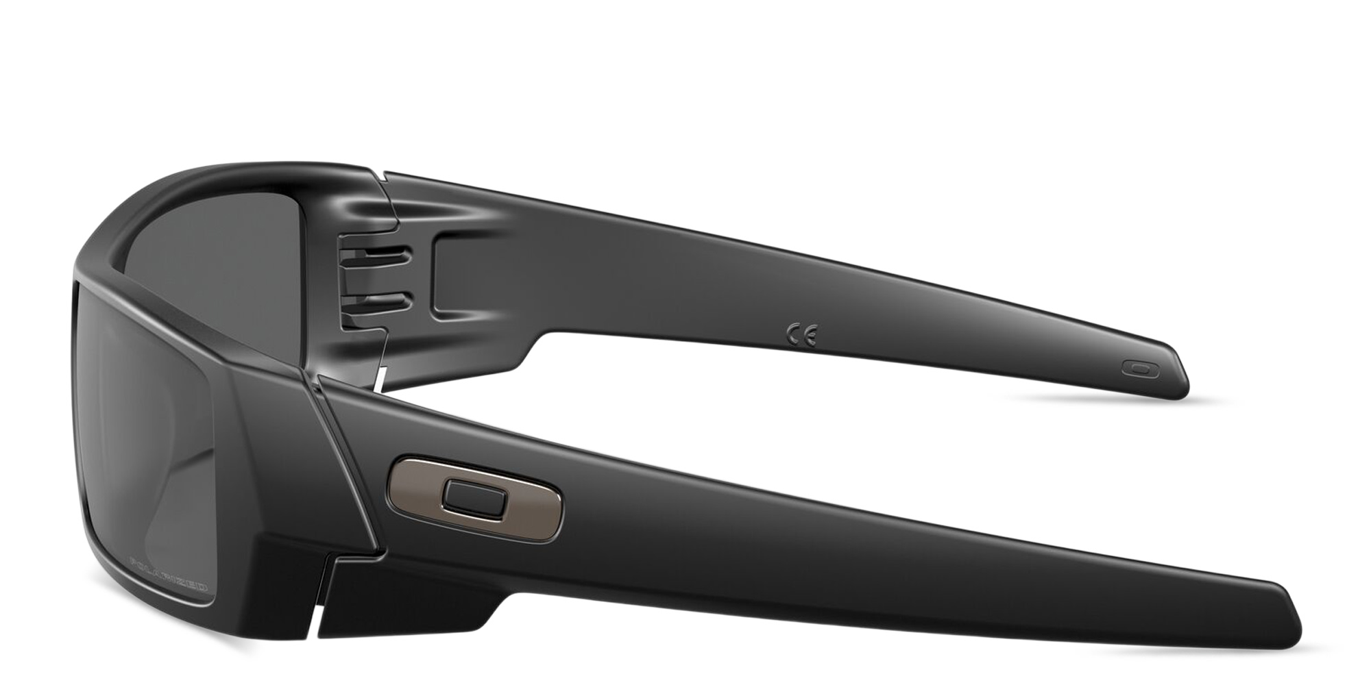 Shop Oakley Gascan® Rectangle Sunglasses in Black online.