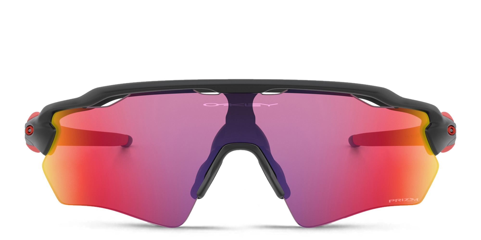 Oakley Kids Radar EV XS Path Half-Rim Mask Sunglasses in Matte Black – Product Photo 1