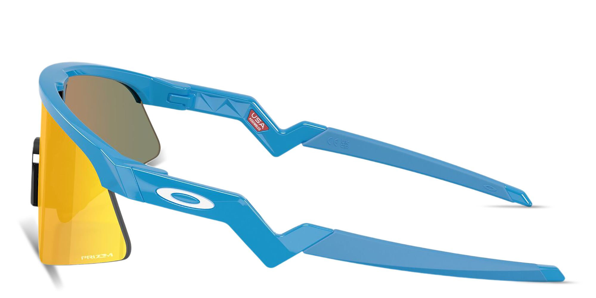 Shop Oakley Resistor Sweep (Youth Fit) Half-Rim Rectangle Sunglasses in Sky Blue online.