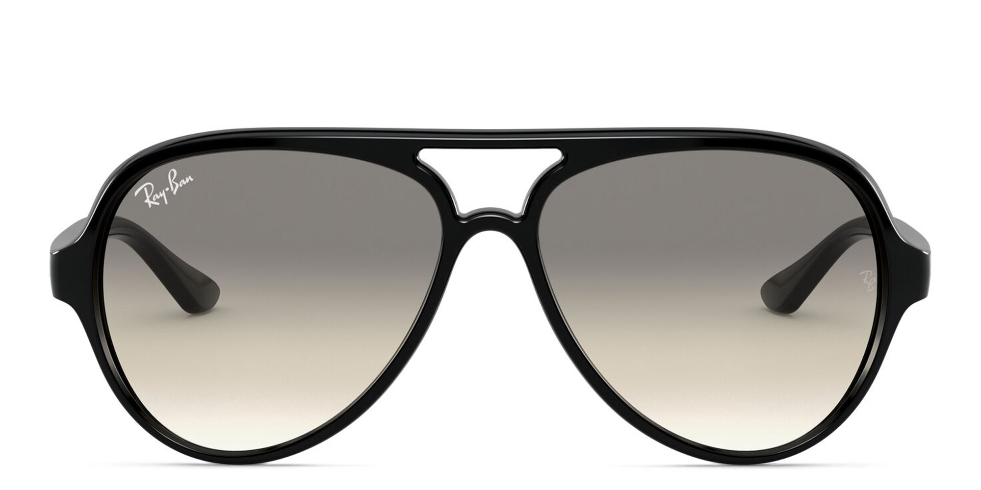 Shop Ray-Ban Cats 5000 Pilot Sunglasses in Black online.