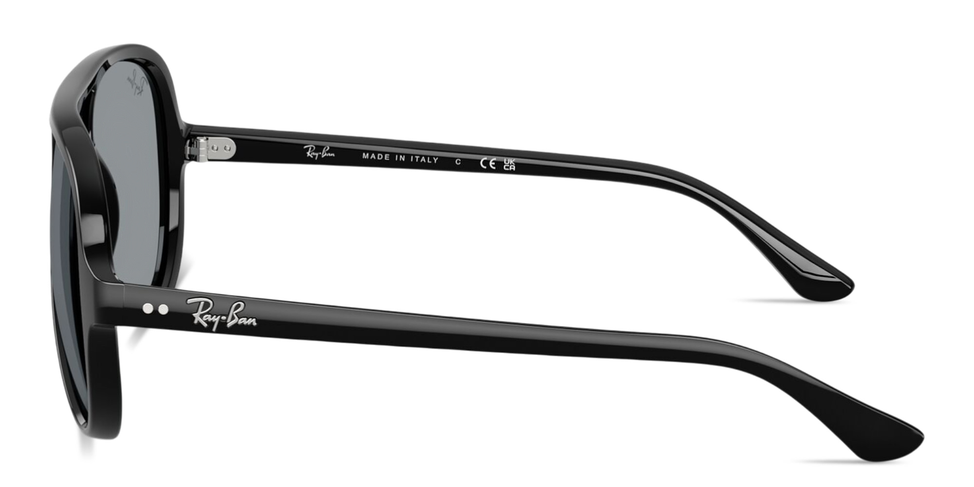 Shop Ray-Ban Cats 5000 Pilot Sunglasses in Black online.