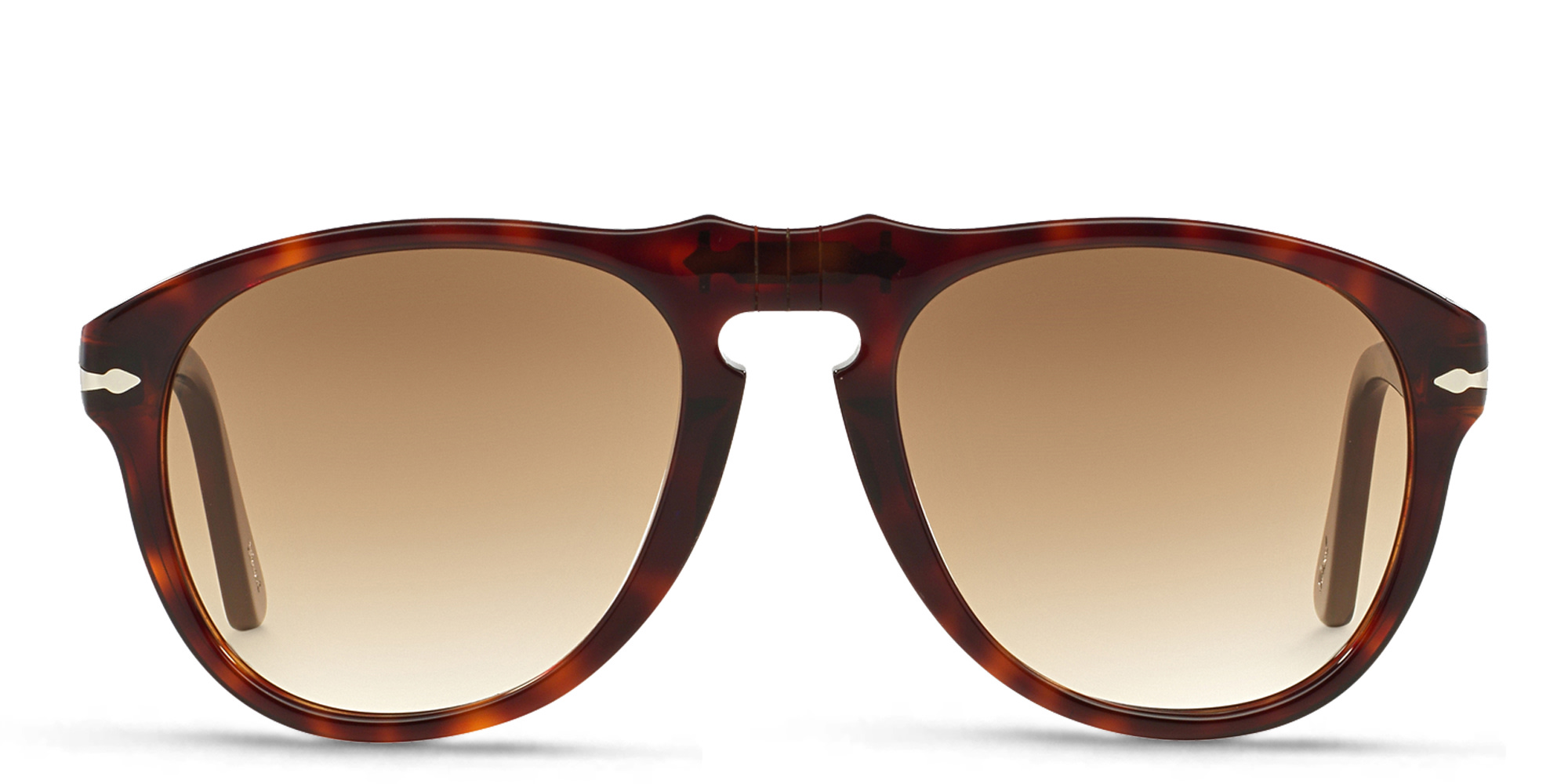Shop PERSOL Pilot Sunglasses in Havana online.