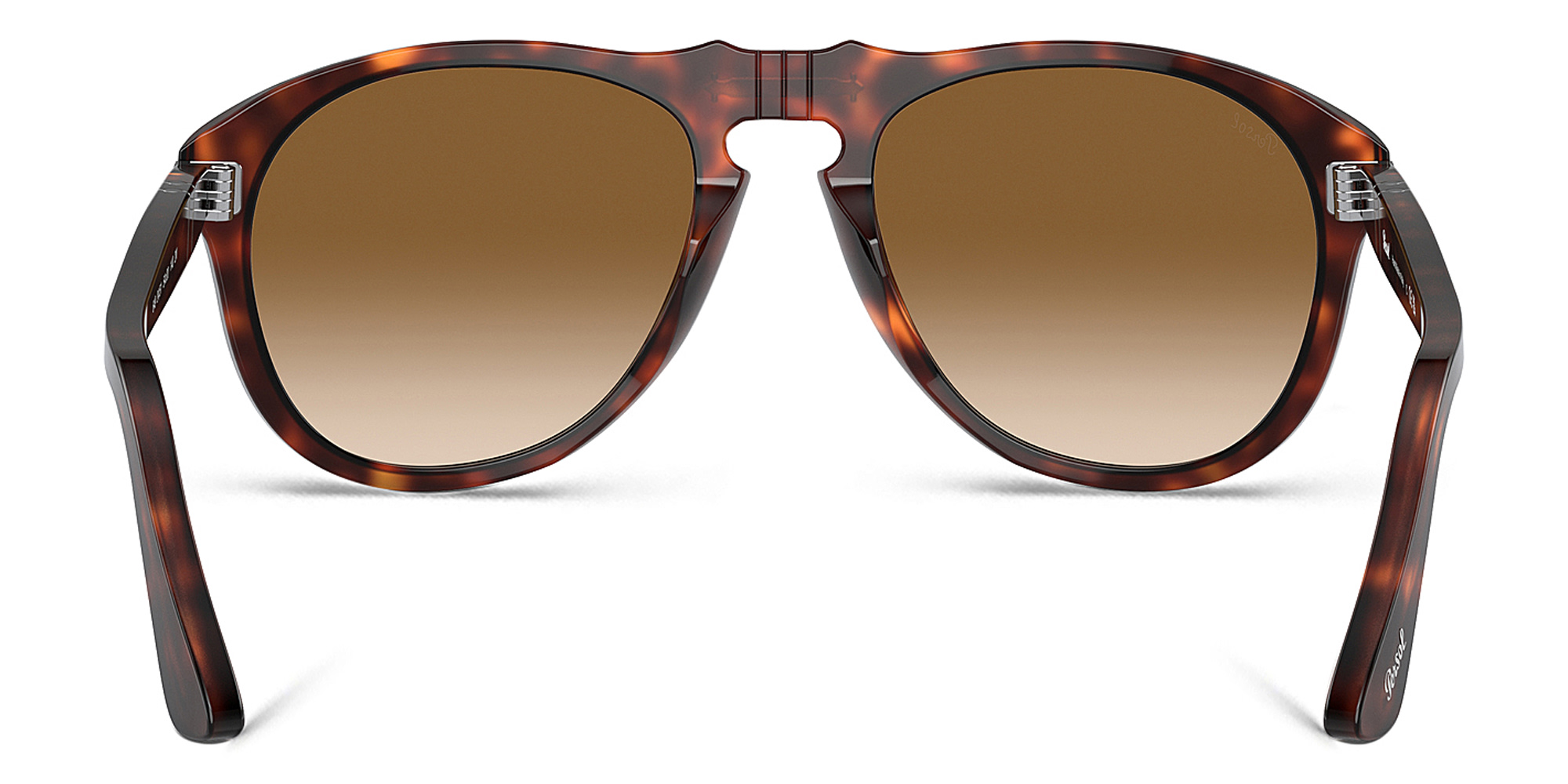 Shop PERSOL Pilot Sunglasses in Havana online.