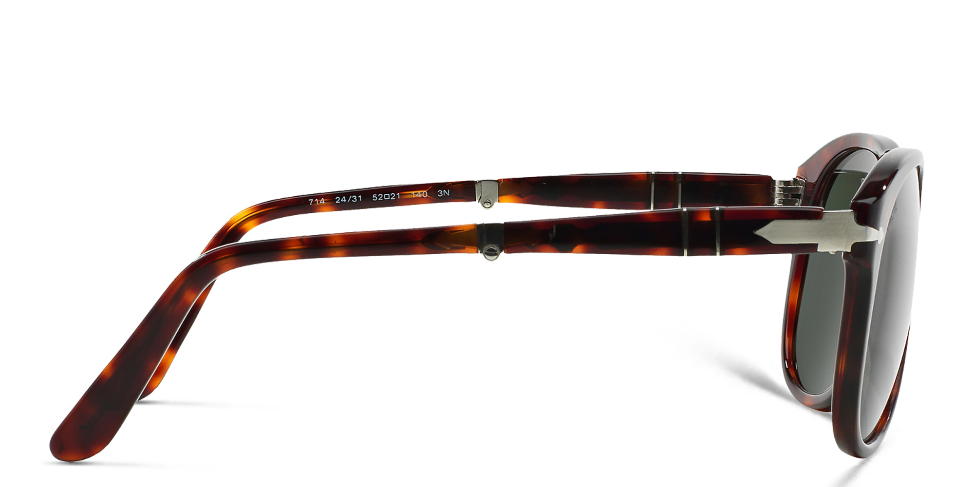 PERSOL Aviator Sunglasses in Havana – Product Photo 3