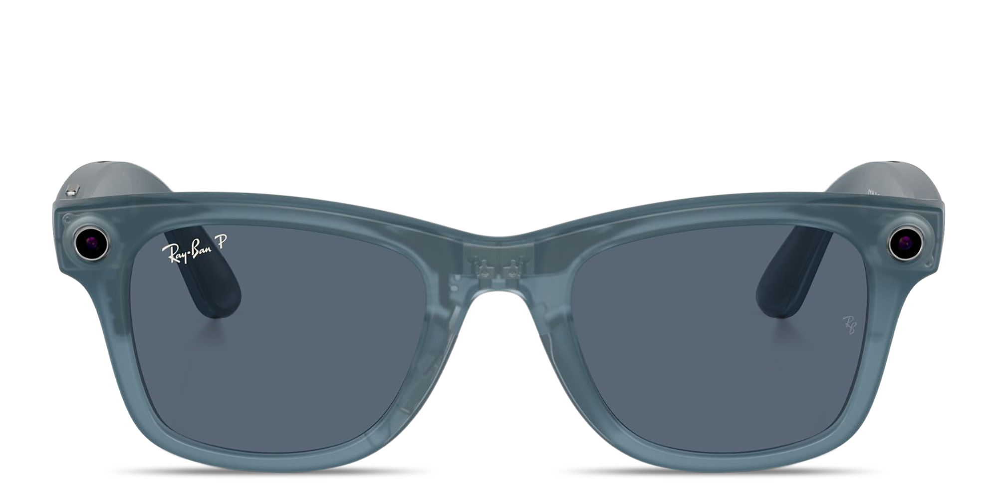 Shop Ray-Ban Meta Wayfarer Unisex Square Sunglasses in Matte Jeans online.