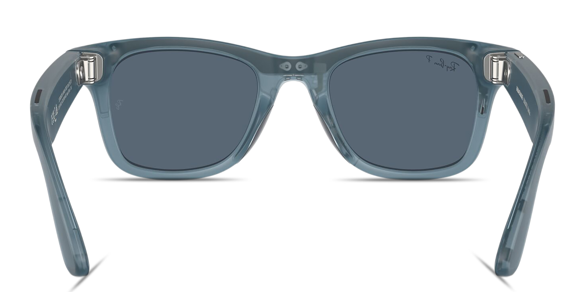 Shop Ray-Ban Meta Wayfarer Unisex Square Sunglasses in Matte Jeans online.