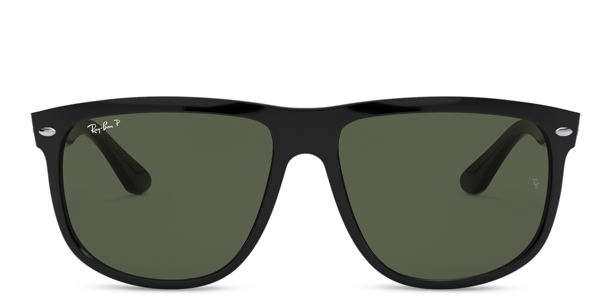 تسوق نظارة شمسية بوي فريند بإطار مربع راي بان بلون أسود أونلاين.