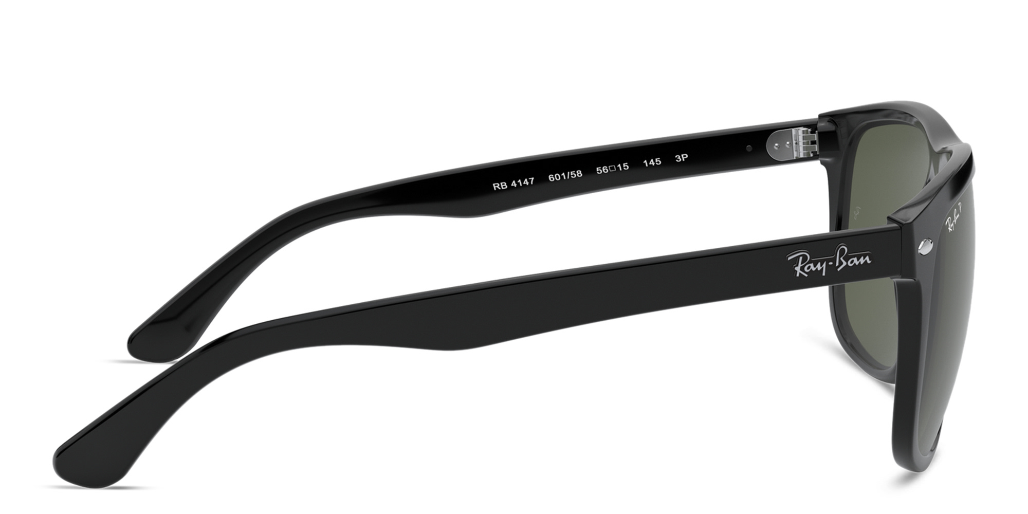 Shop Ray-Ban Boyfriend Square Sunglasses in Black online.