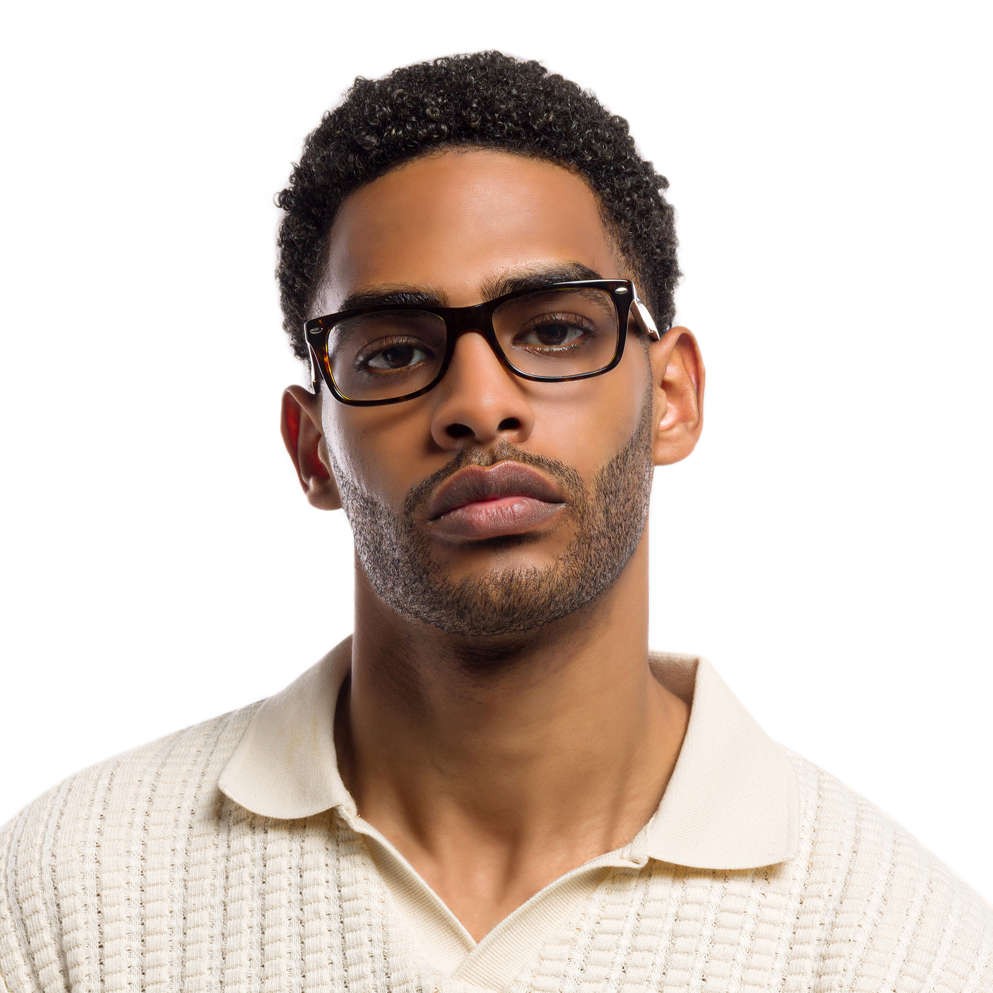 Shop Ray-Ban Unisex Square Eyeglasses in Dark Havana online.