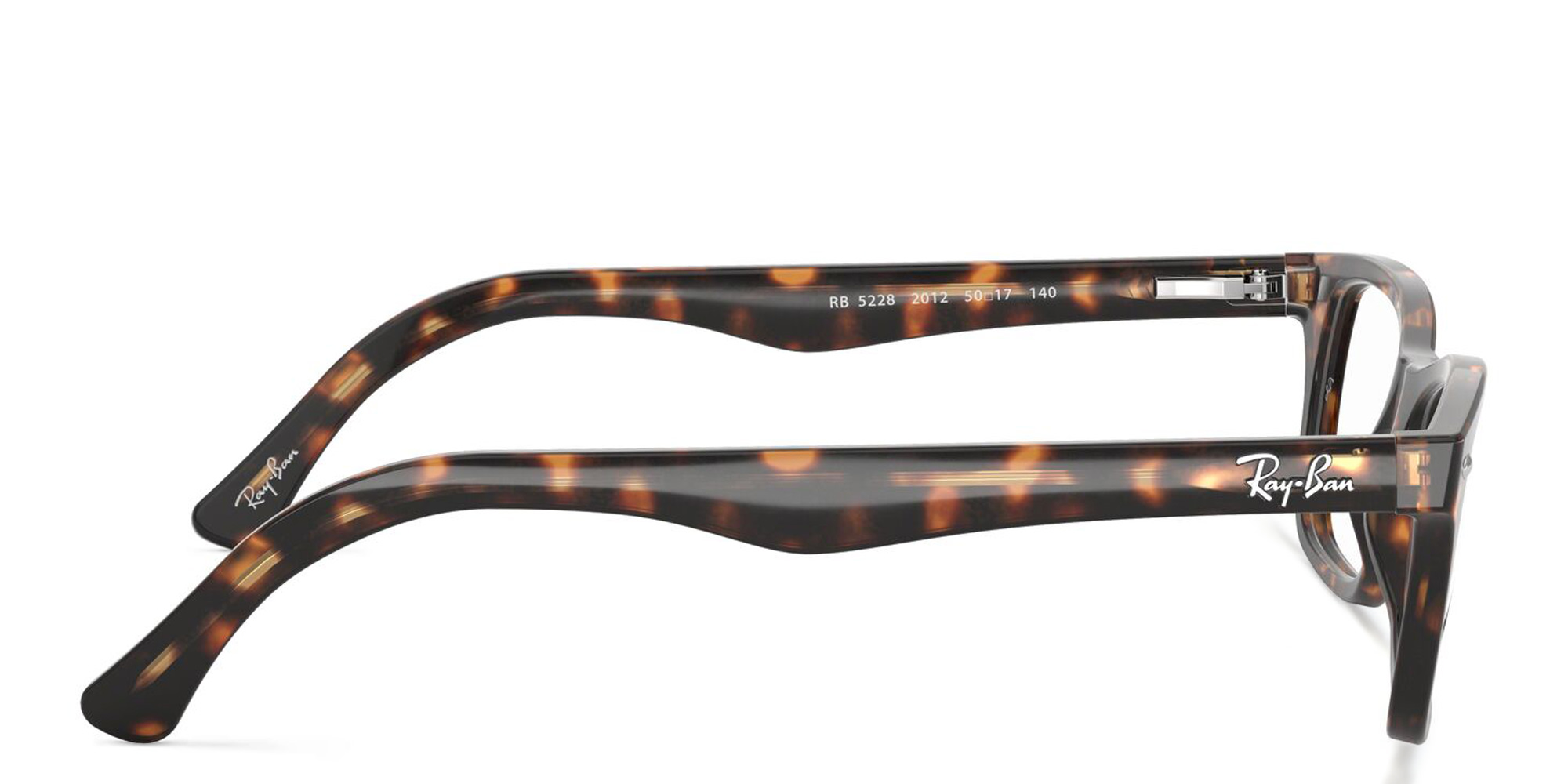 Shop Ray-Ban Unisex Square Eyeglasses in Dark Havana online.