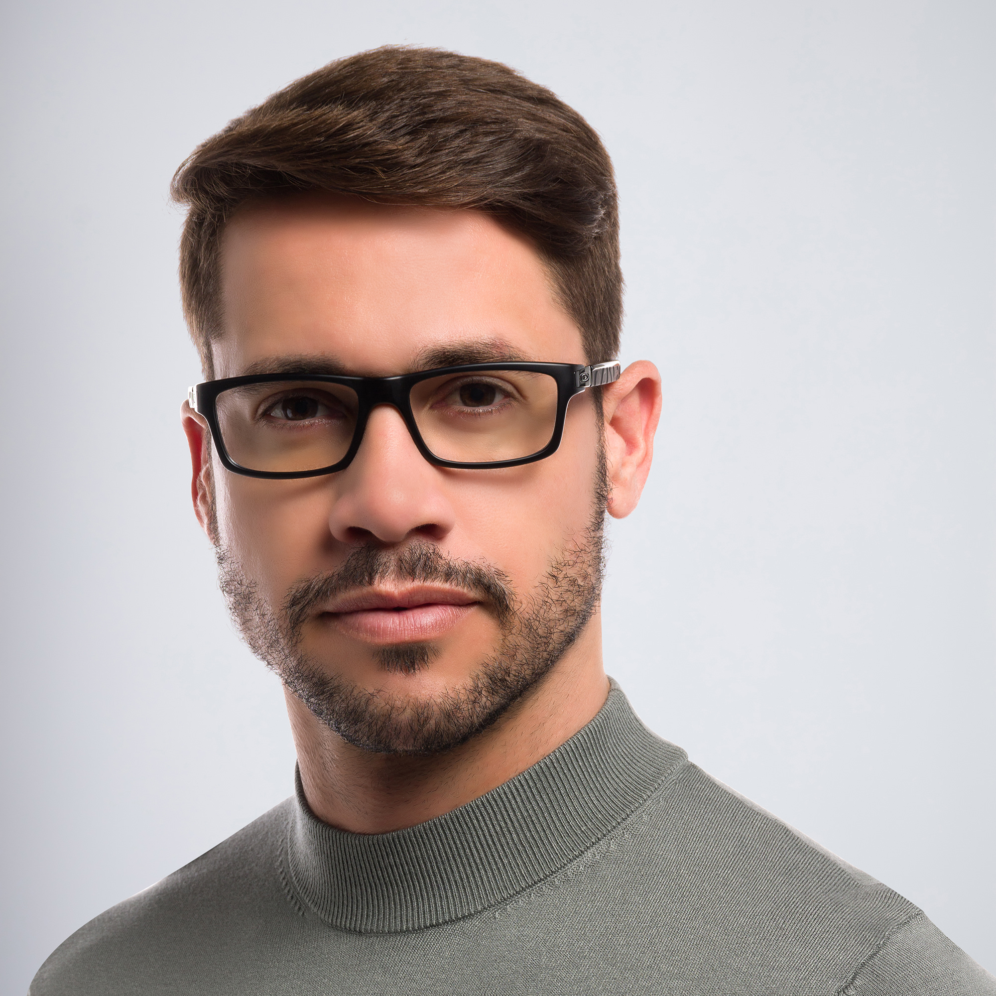 Oakley Currency™ Rectangle Eyeglasses in Satin Black – Product Photo 6