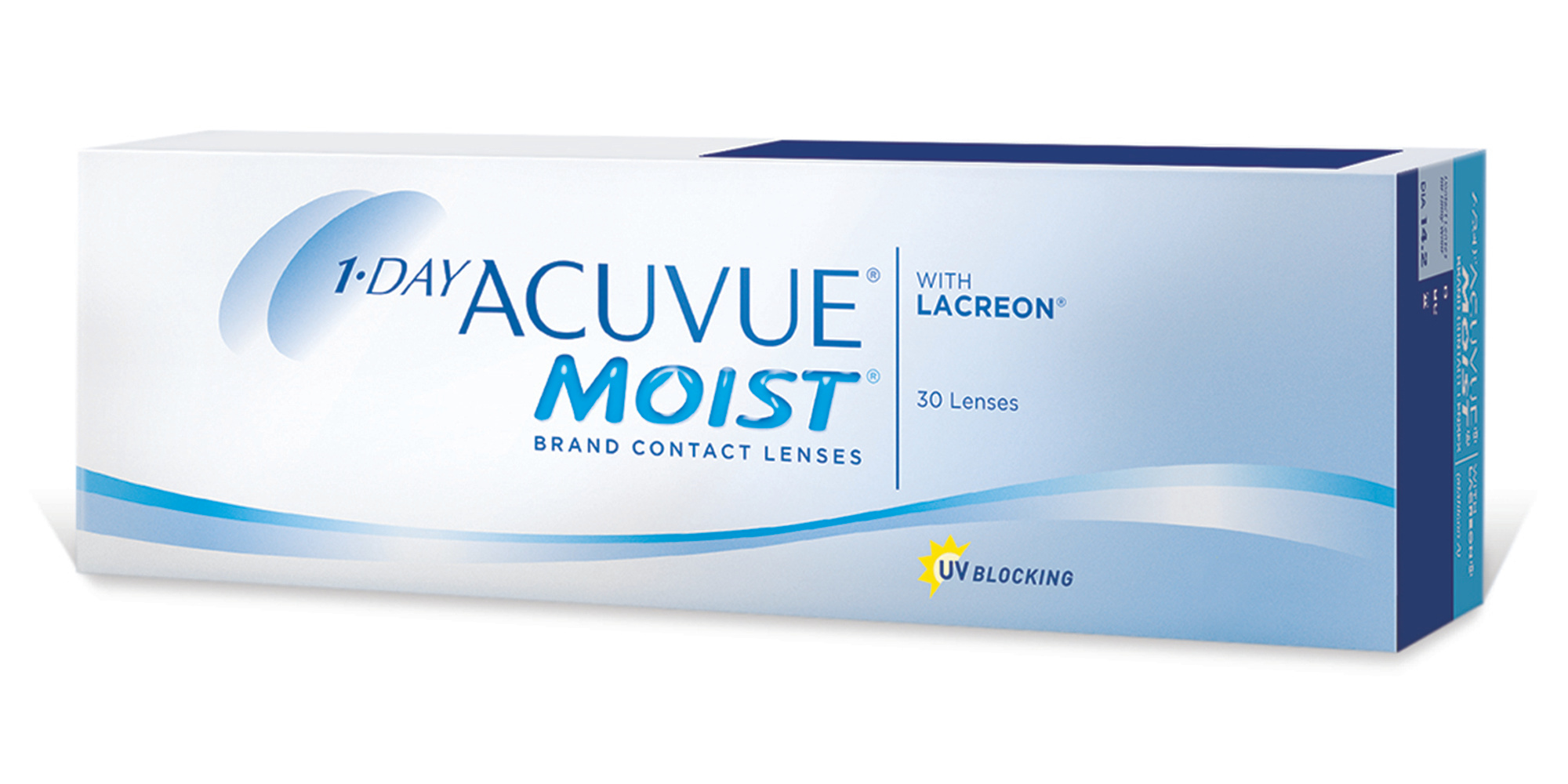 Shop ACUVUE 1-Day MOIST Clear Contact Lenses - Pack of 30 online.
