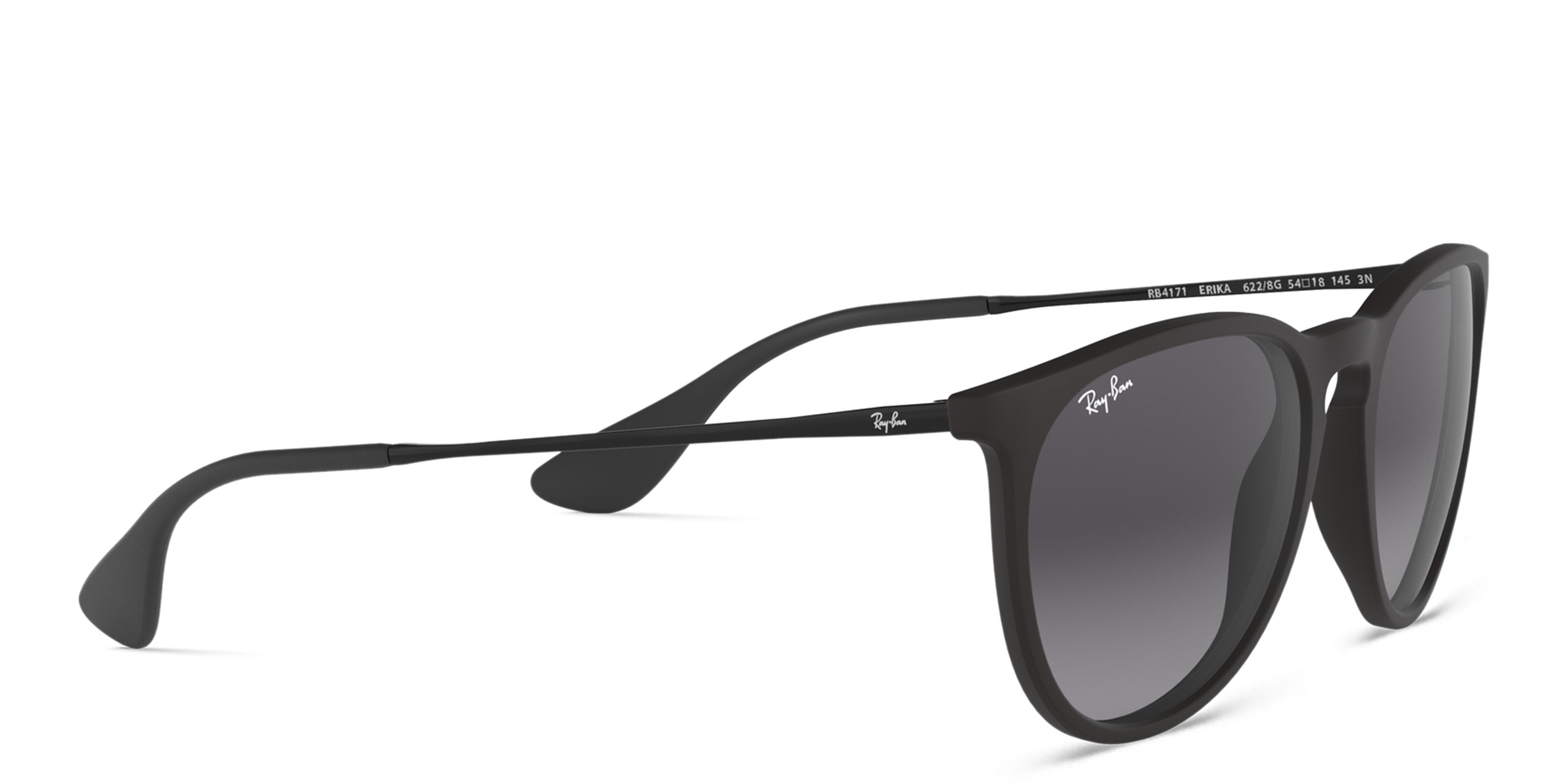 Shop Ray-Ban Erika Panthos Sunglasses in Black online.