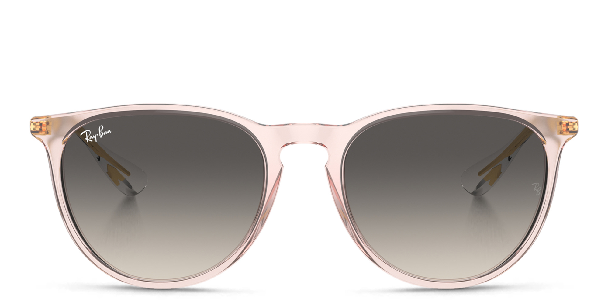 Shop Ray-Ban Erika Panthos Sunglasses in Transparent Pink online.