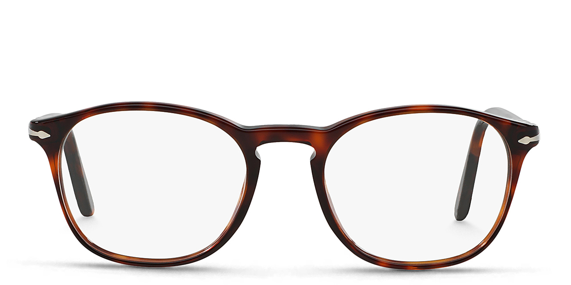 PERSOL Square Eyeglasses in Havana – Product Photo 1