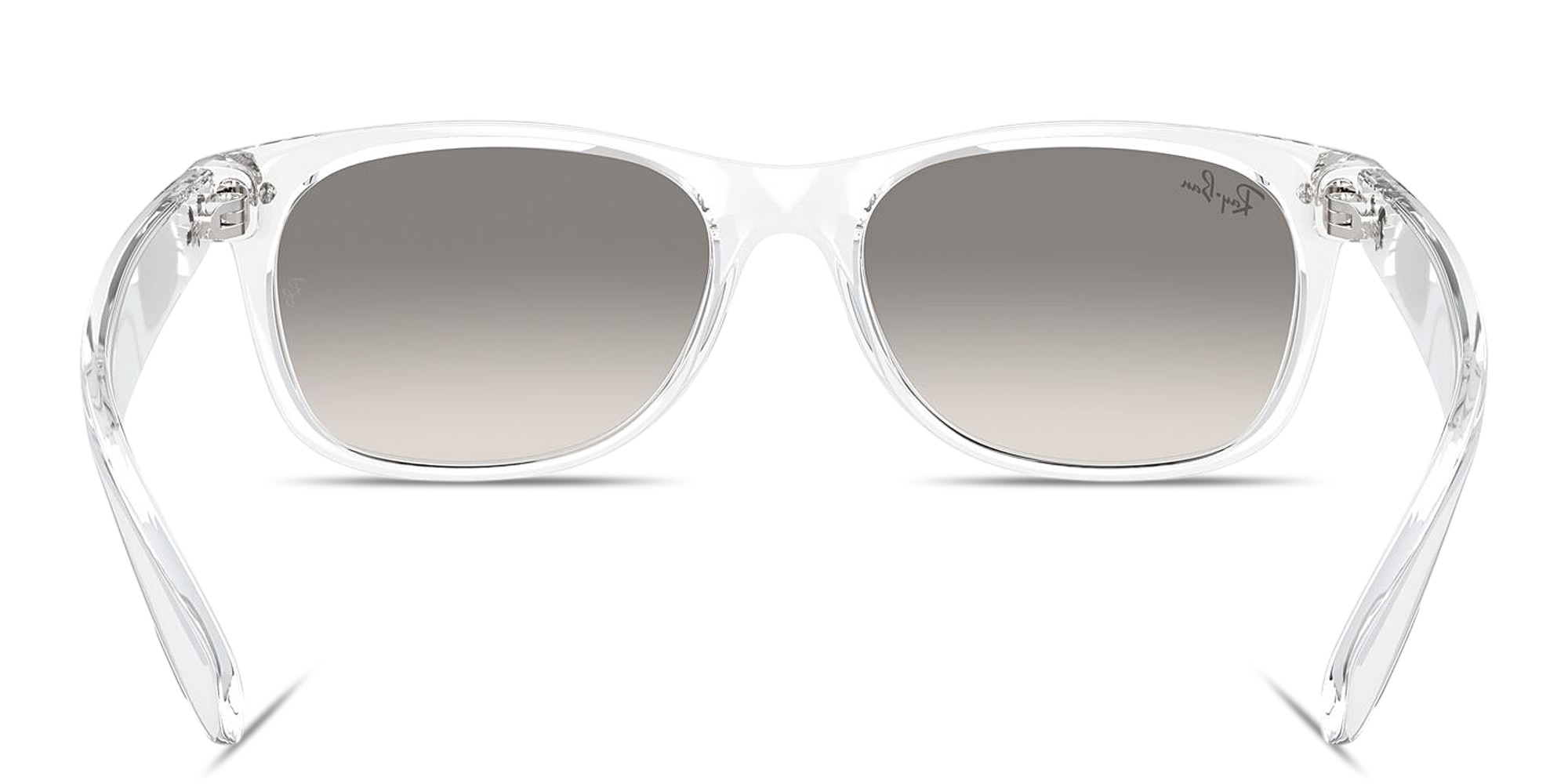 Shop Ray-Ban New Wayfarer Classic Unisex Square Sunglasses in Transparent online.