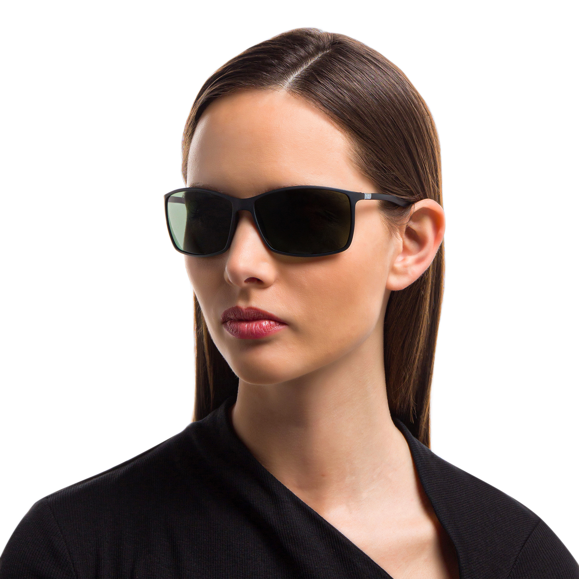 Ray-Ban Liteforce Tech Rectangle Sunglasses in Black – Product Photo 6