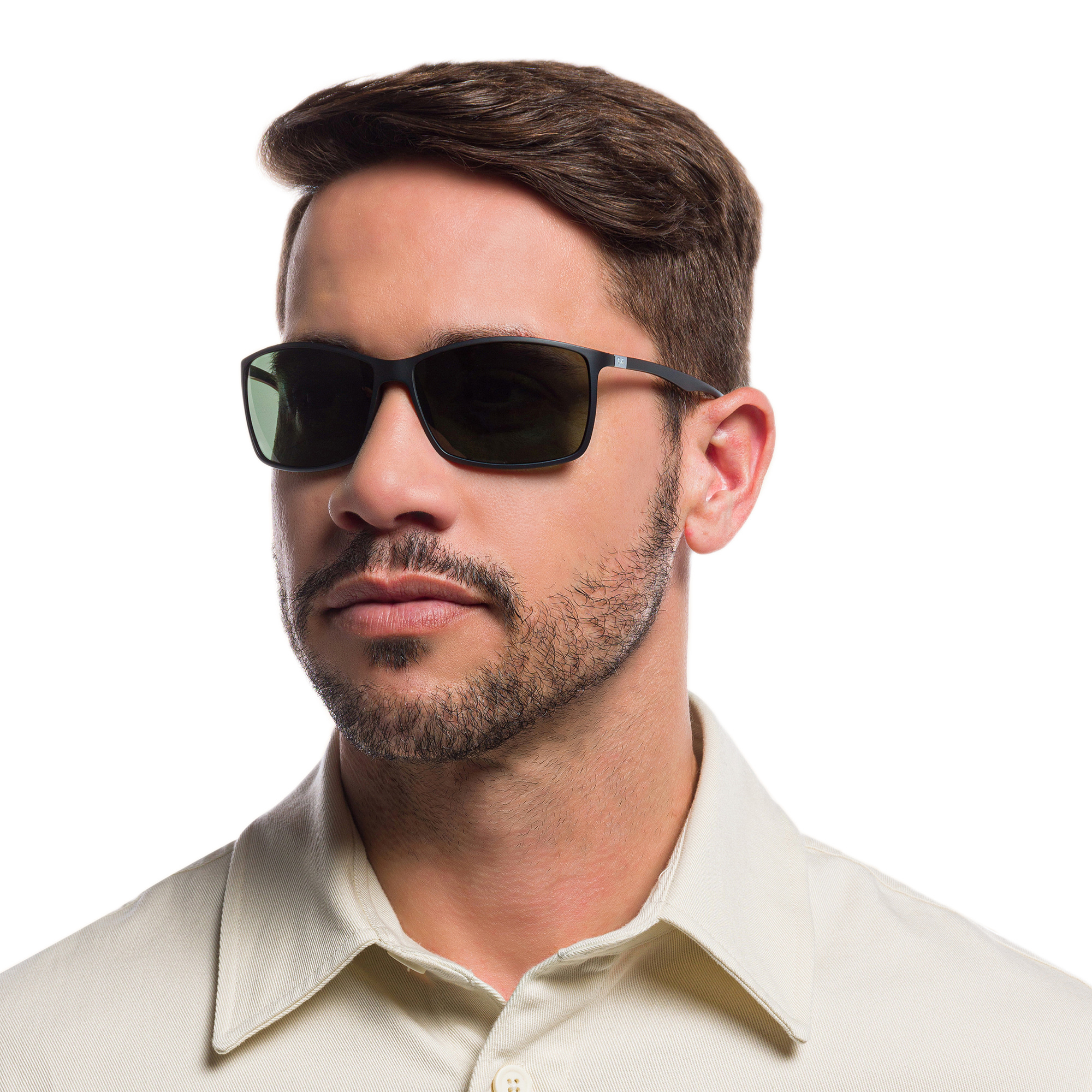 Ray-Ban Liteforce Tech Rectangle Sunglasses in Black – Product Photo 8