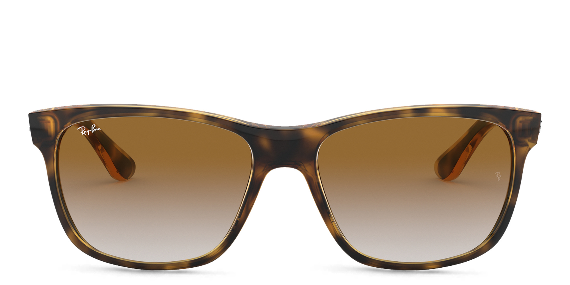 Shop Ray-Ban Square Sunglasses in Light Havana online.
