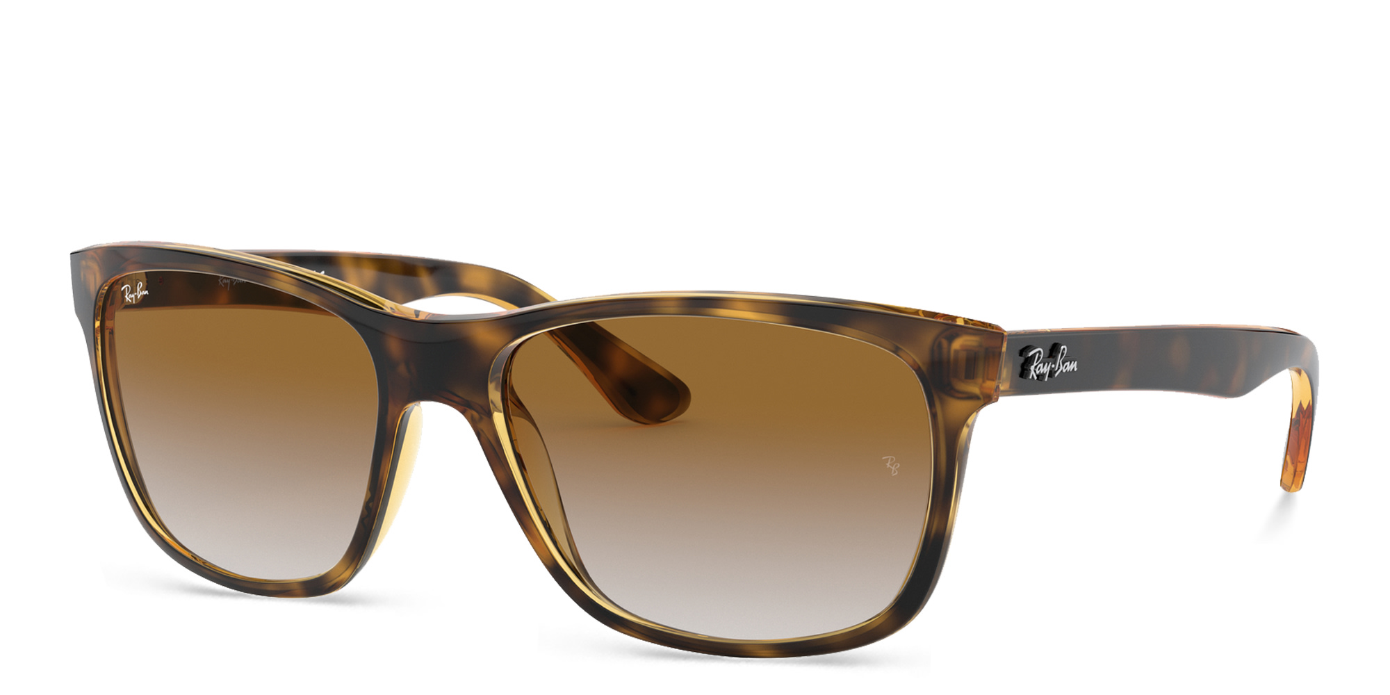 Shop Ray-Ban Square Sunglasses in Light Havana online.