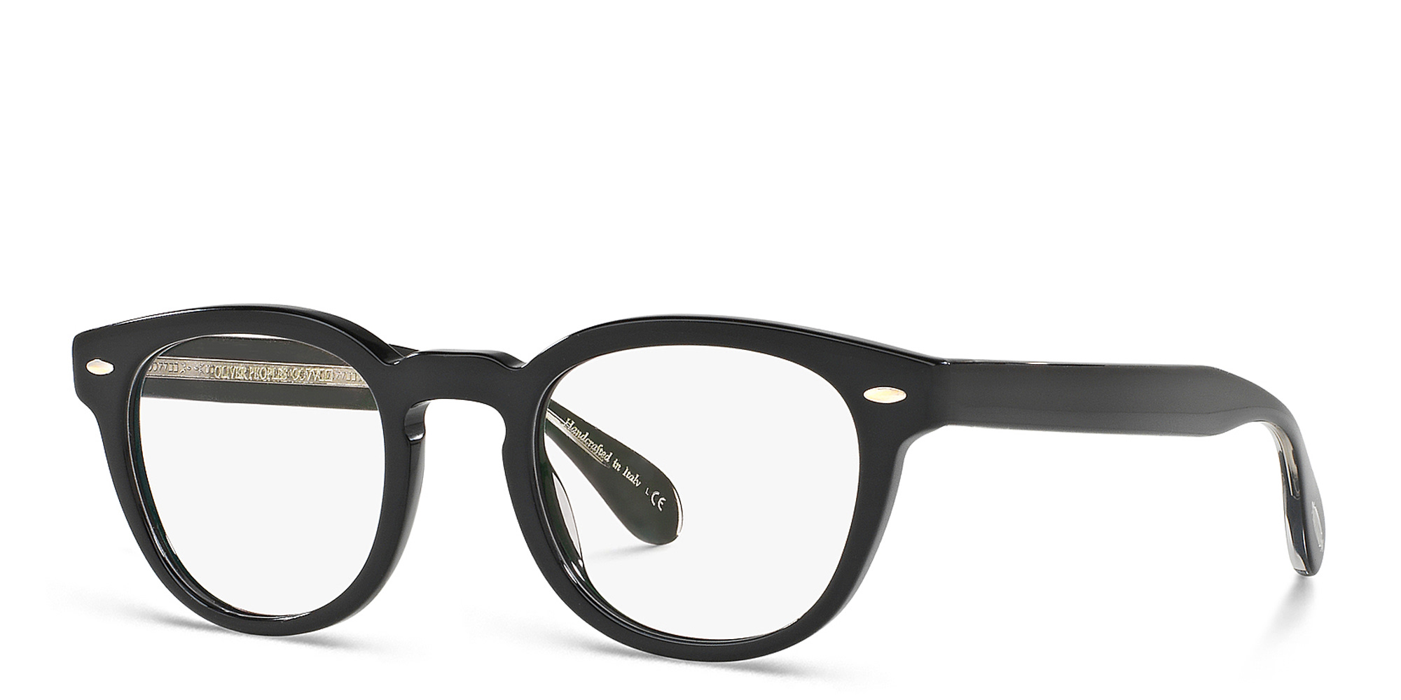 OLIVER PEOPLES Unisex Panthos Eyeglasses in Black – Product Photo 2