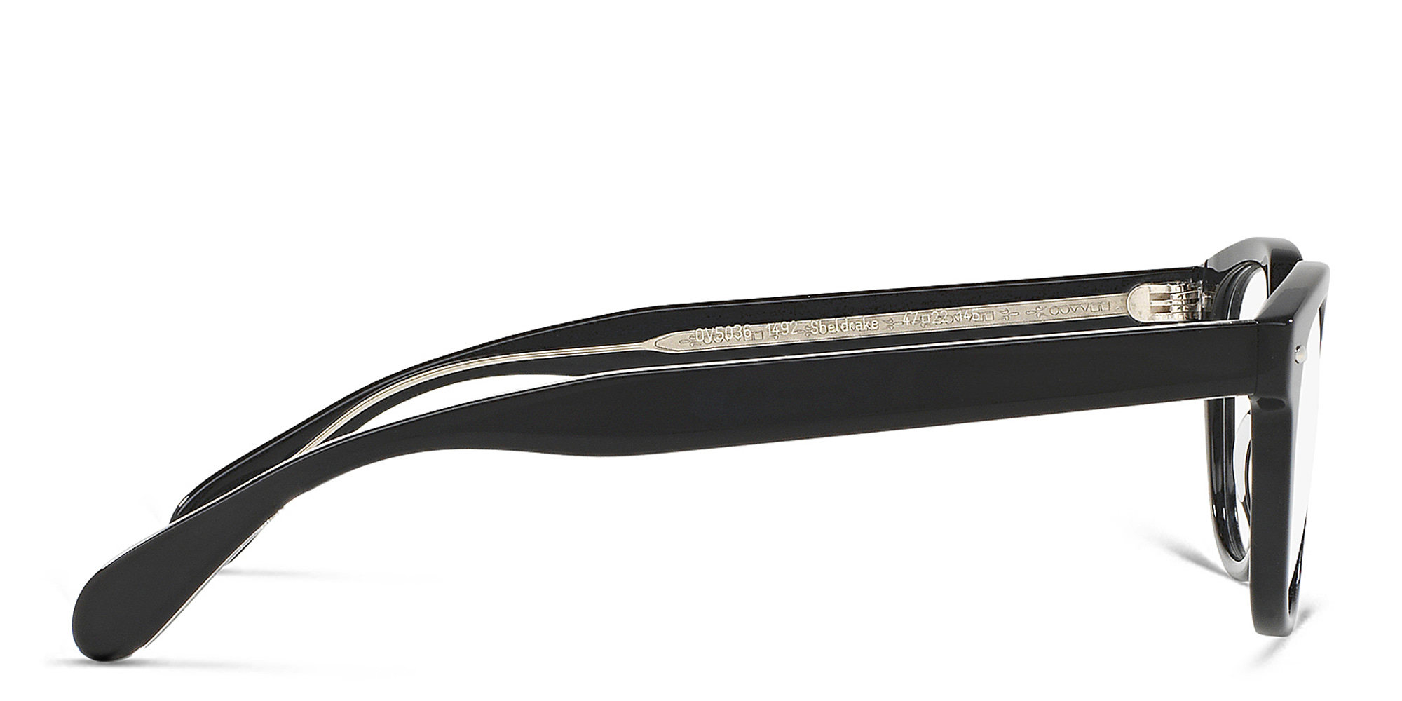 OLIVER PEOPLES Unisex Panthos Eyeglasses in Black – Product Photo 3