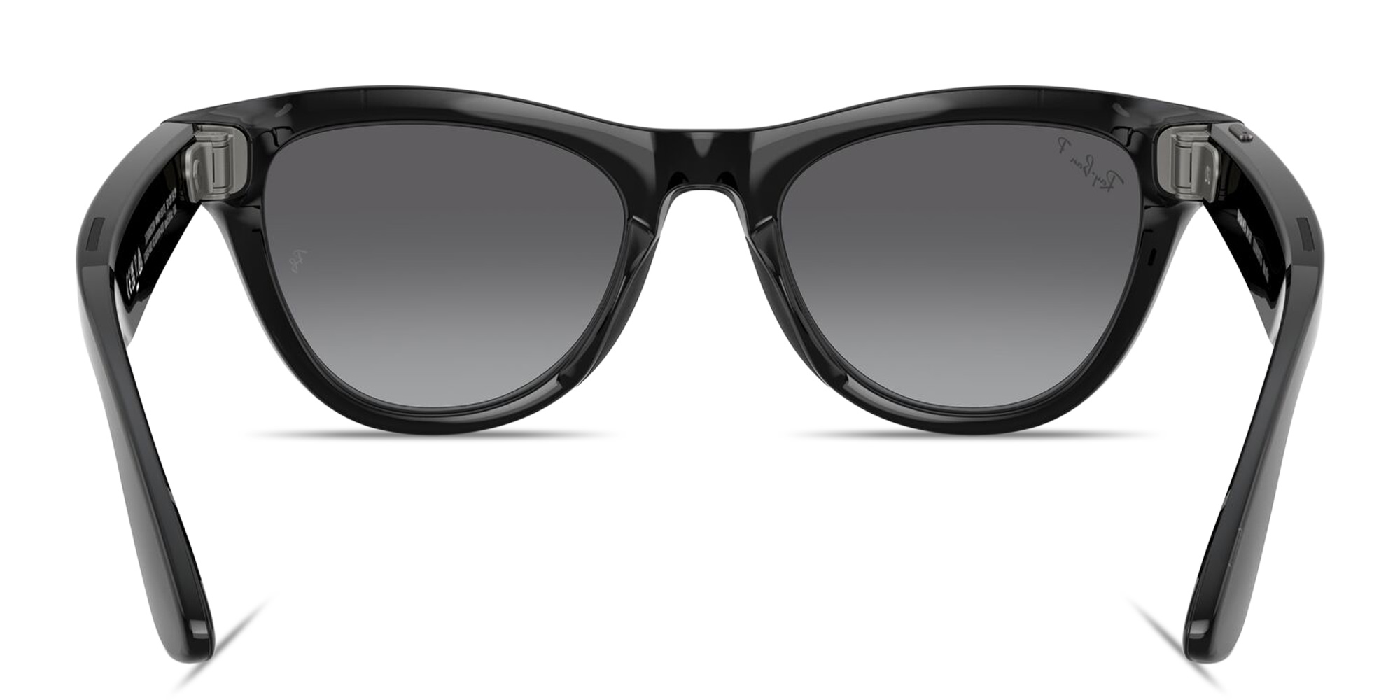 Shop Ray-Ban Meta Skyler Unisex Cat-Eye Sunglasses in Shiny Black online.