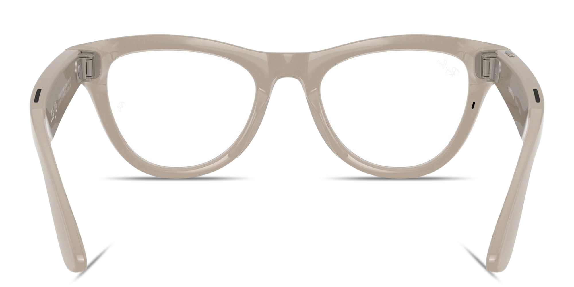 Shop Ray-Ban Meta Skyler Transitions® Unisex Cat-Eye Sunglasses in Shiny Chalky Gray online.