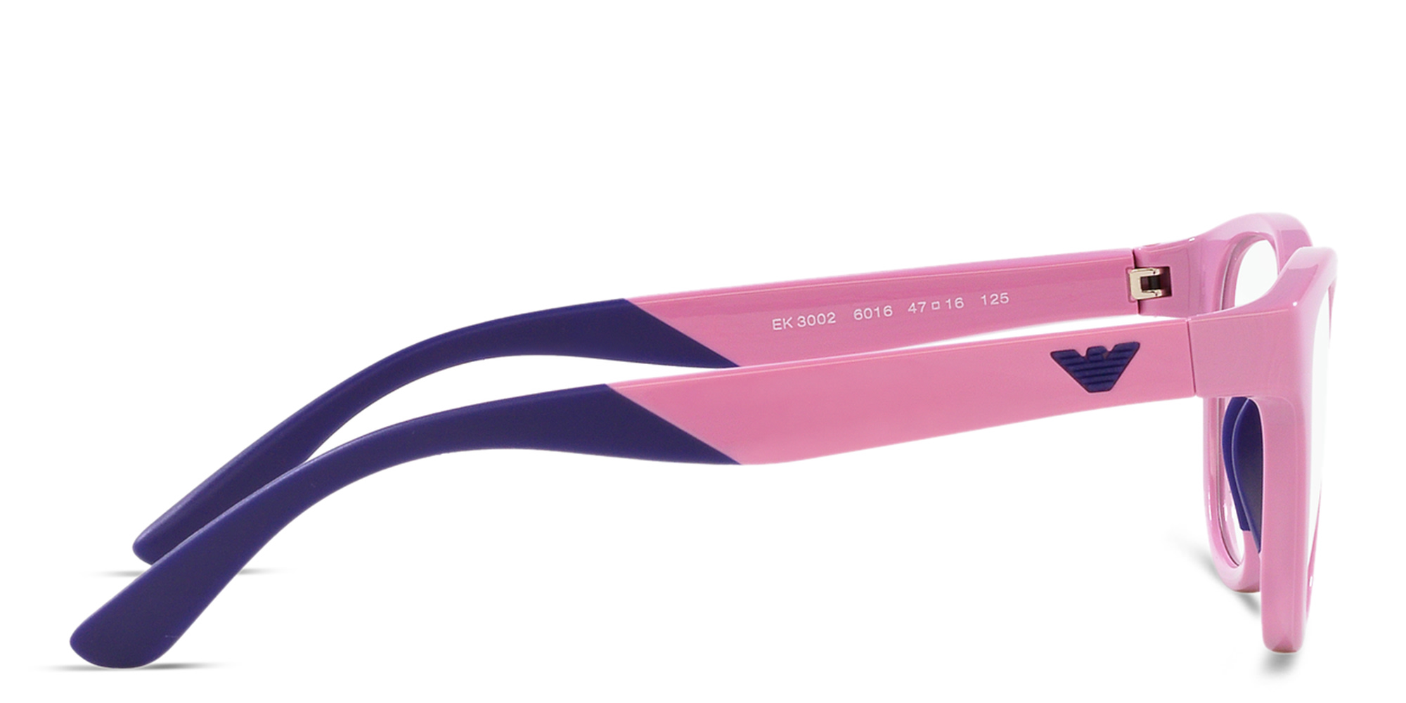 Shop Emporio Armani Cat-Eye Eyeglasses in Purple online.