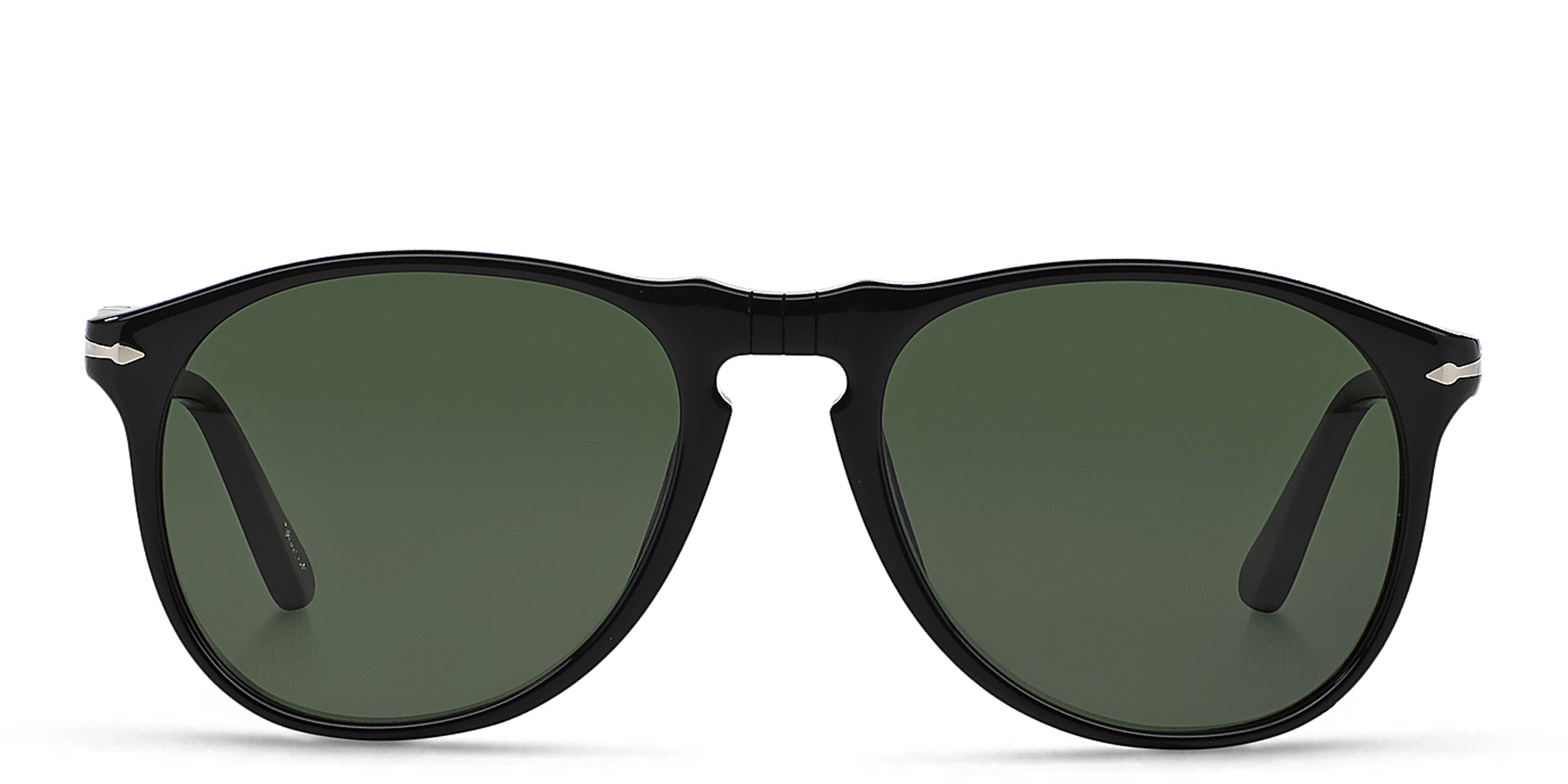 PERSOL Pilot Sunglasses in Black – Product Photo 1