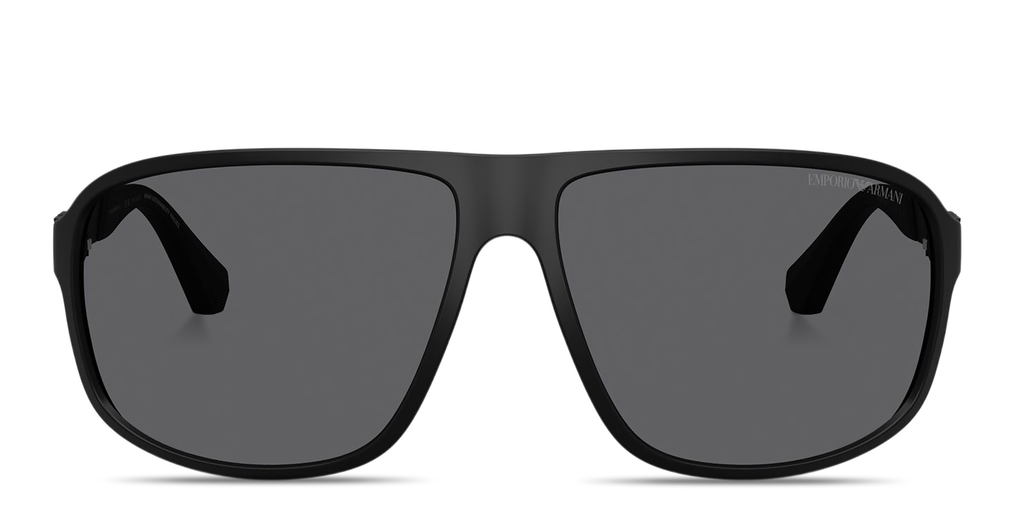 Emporio Armani Eagle Logo Square Sunglasses in Black – Product Photo 1
