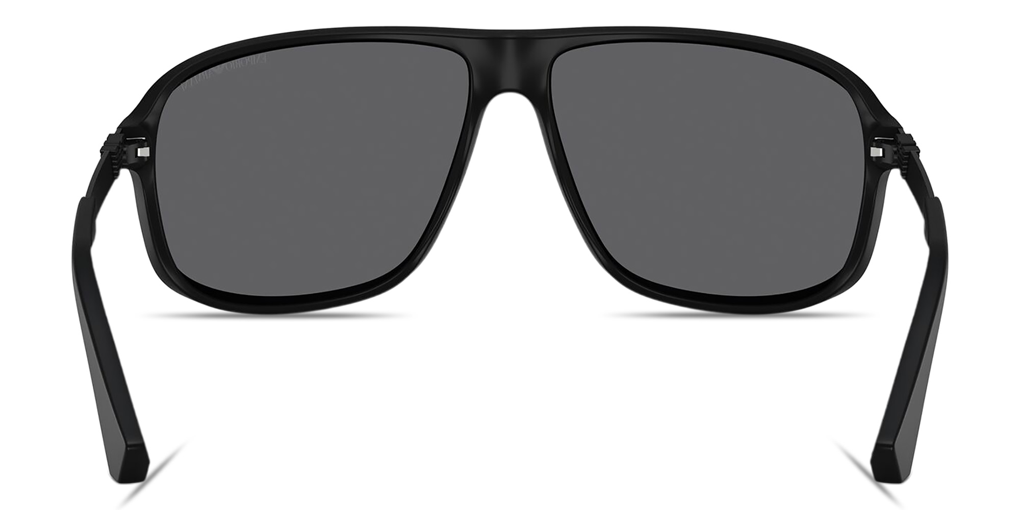 Emporio Armani Eagle Logo Square Sunglasses in Black – Product Photo 4