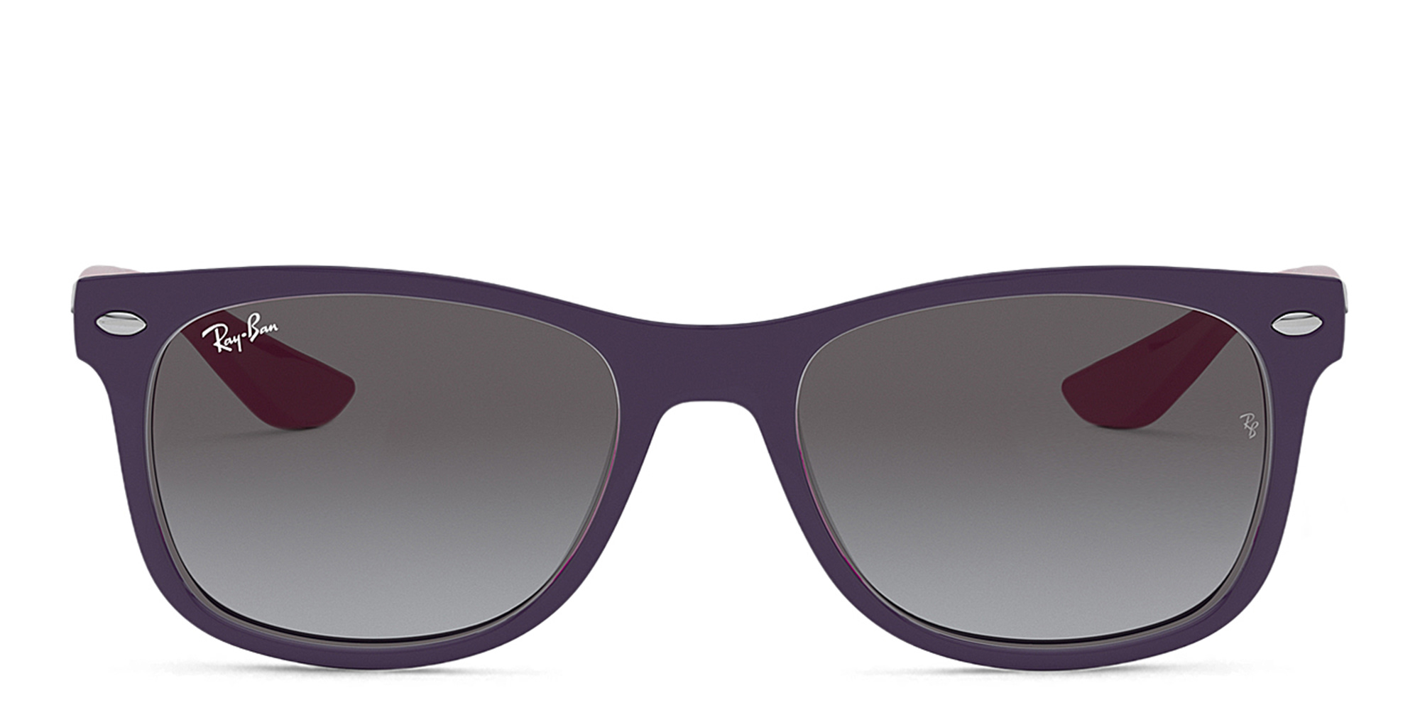 Ray-Ban Junior Kids New Wayfarer Square Sunglasses in Violet – Product Photo 1