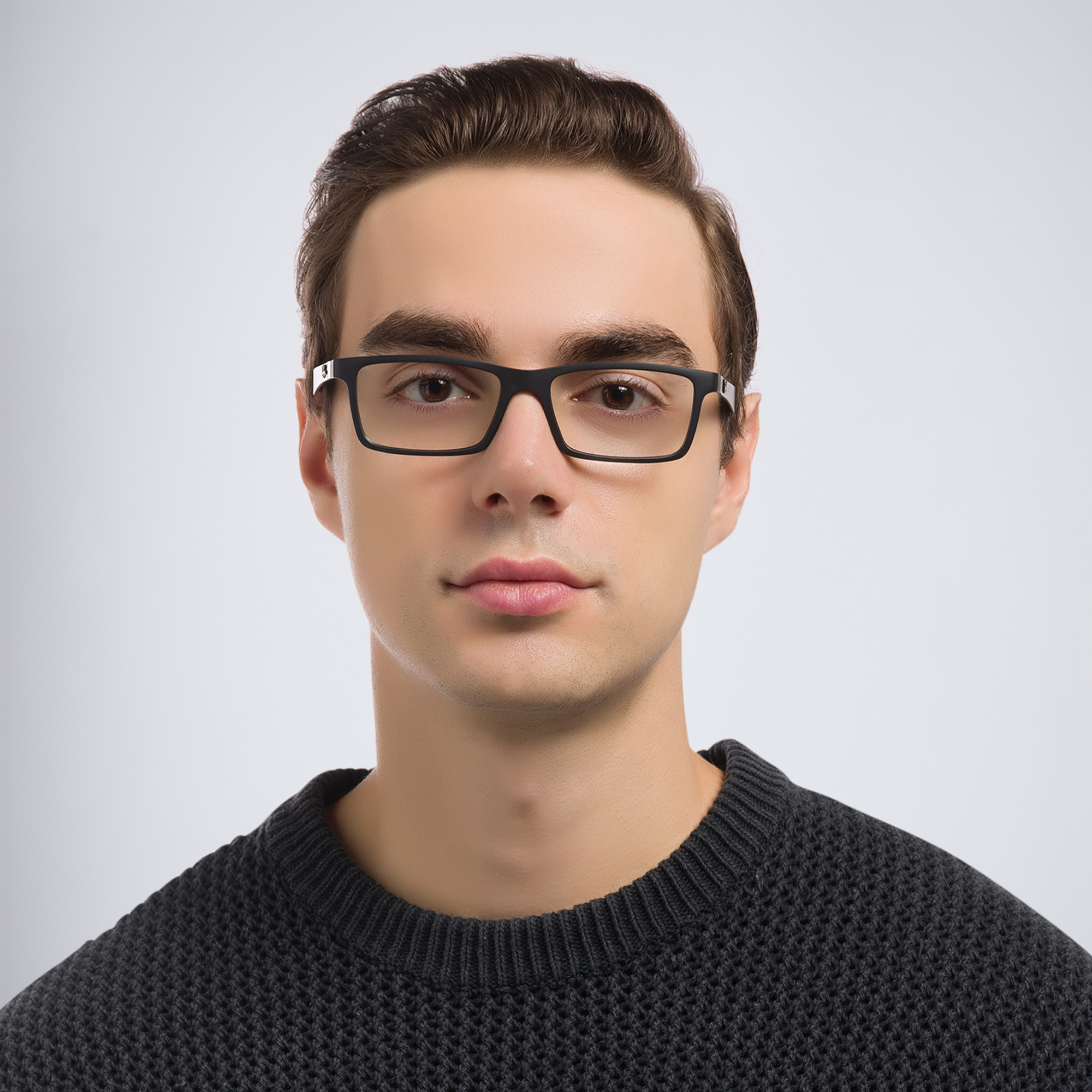 Ray-Ban Optics Unisex Rectangle Eyeglasses in Black – Product Photo 7