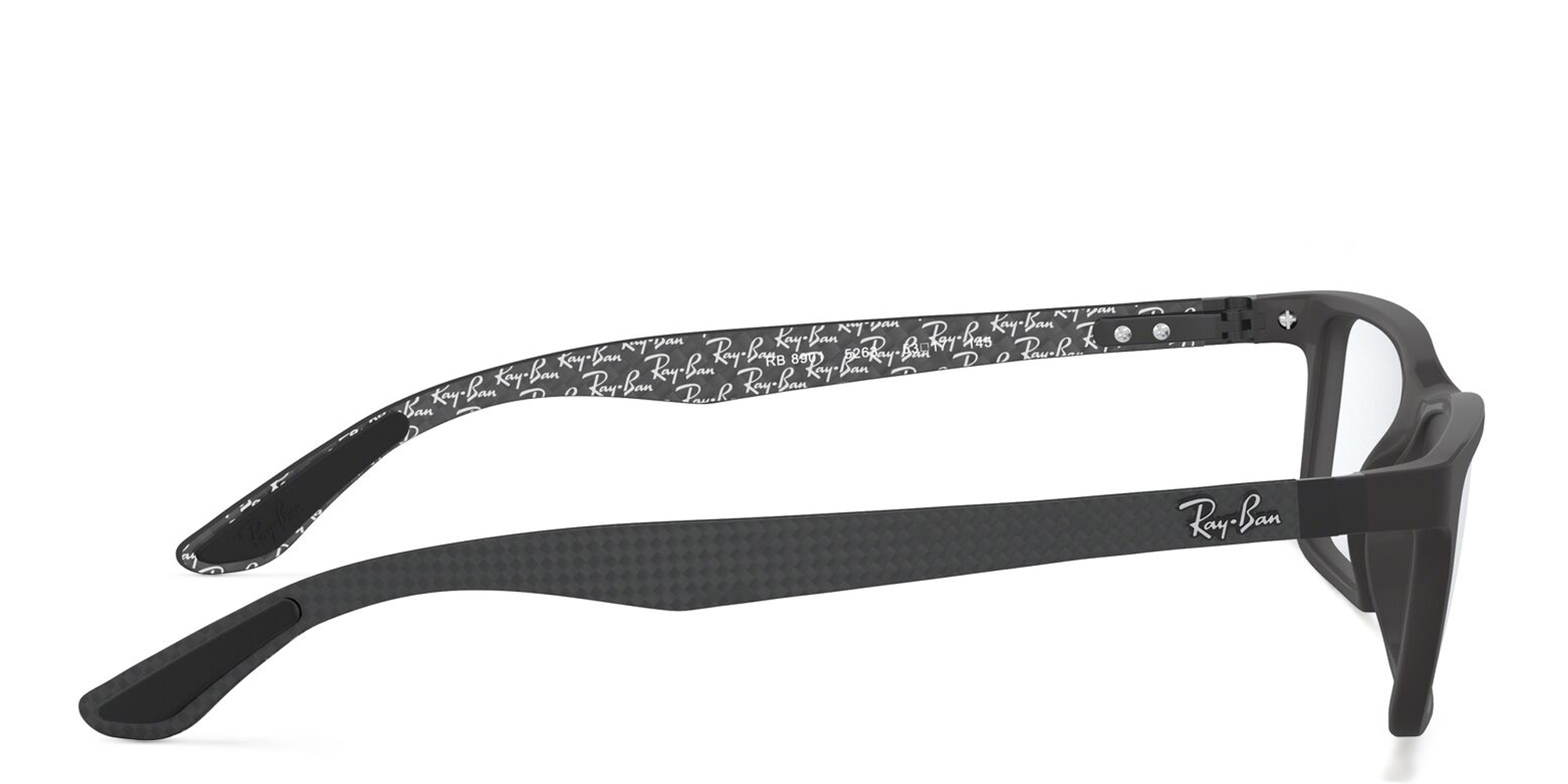 Ray-Ban Optics Unisex Rectangle Eyeglasses in Black – Product Photo 3