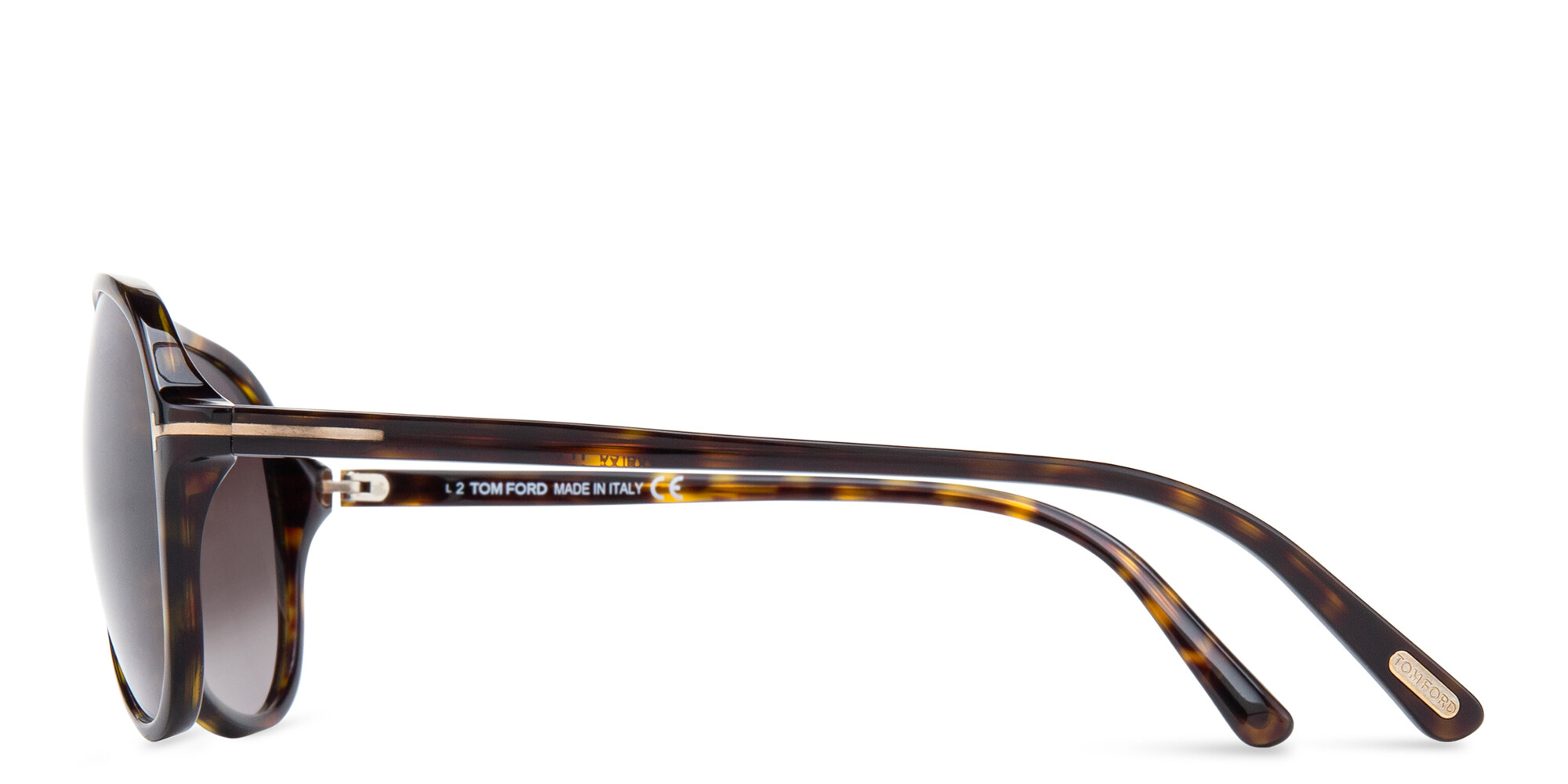 Shop TOM FORD Jared Pilot Sunglasses in Havana online.