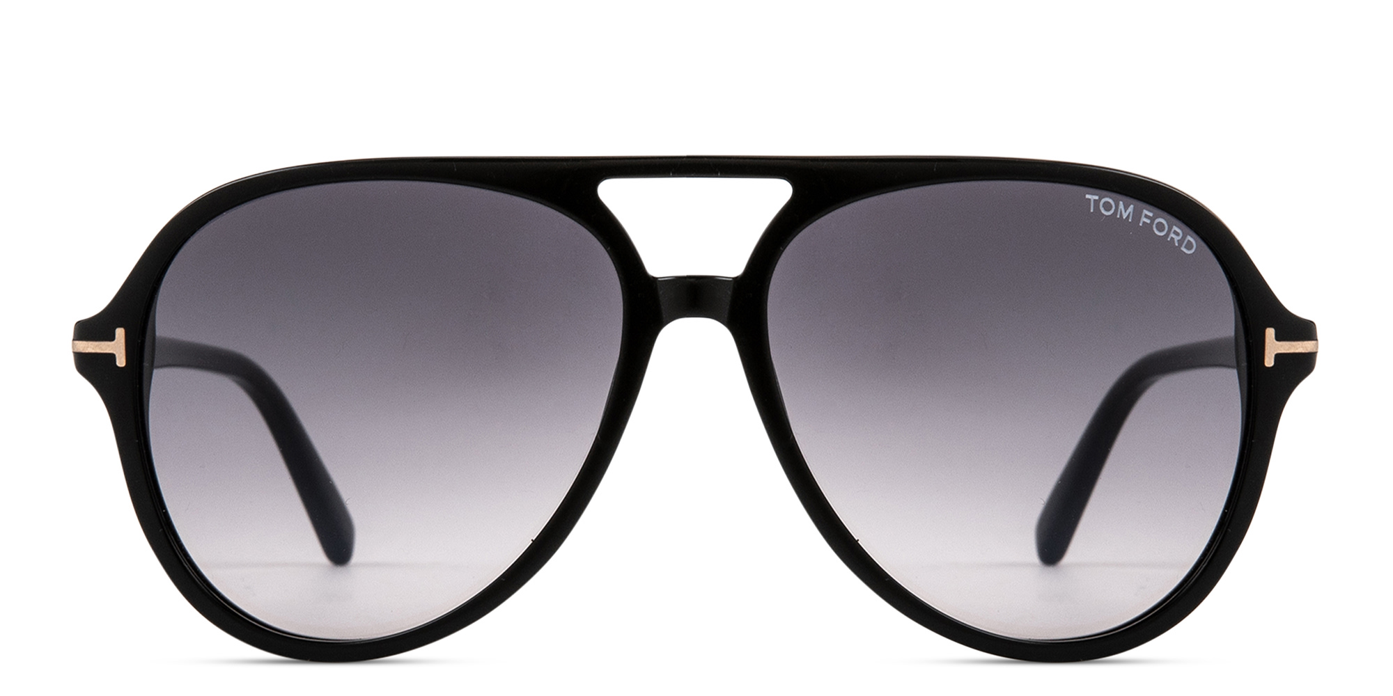 TOM FORD Jared Pilot Sunglasses in Shiny Black – Product Photo 1