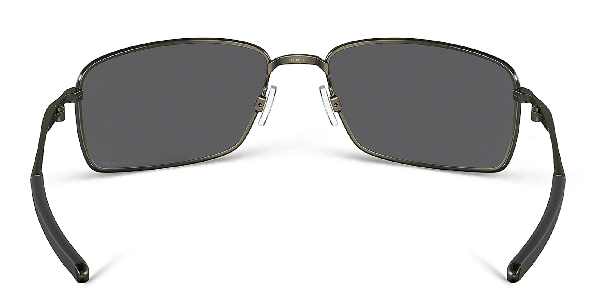 نظارات شمسية سكوير واير بإطار مستطيل من اوكلي بلون كربون - صورة المنتج 4