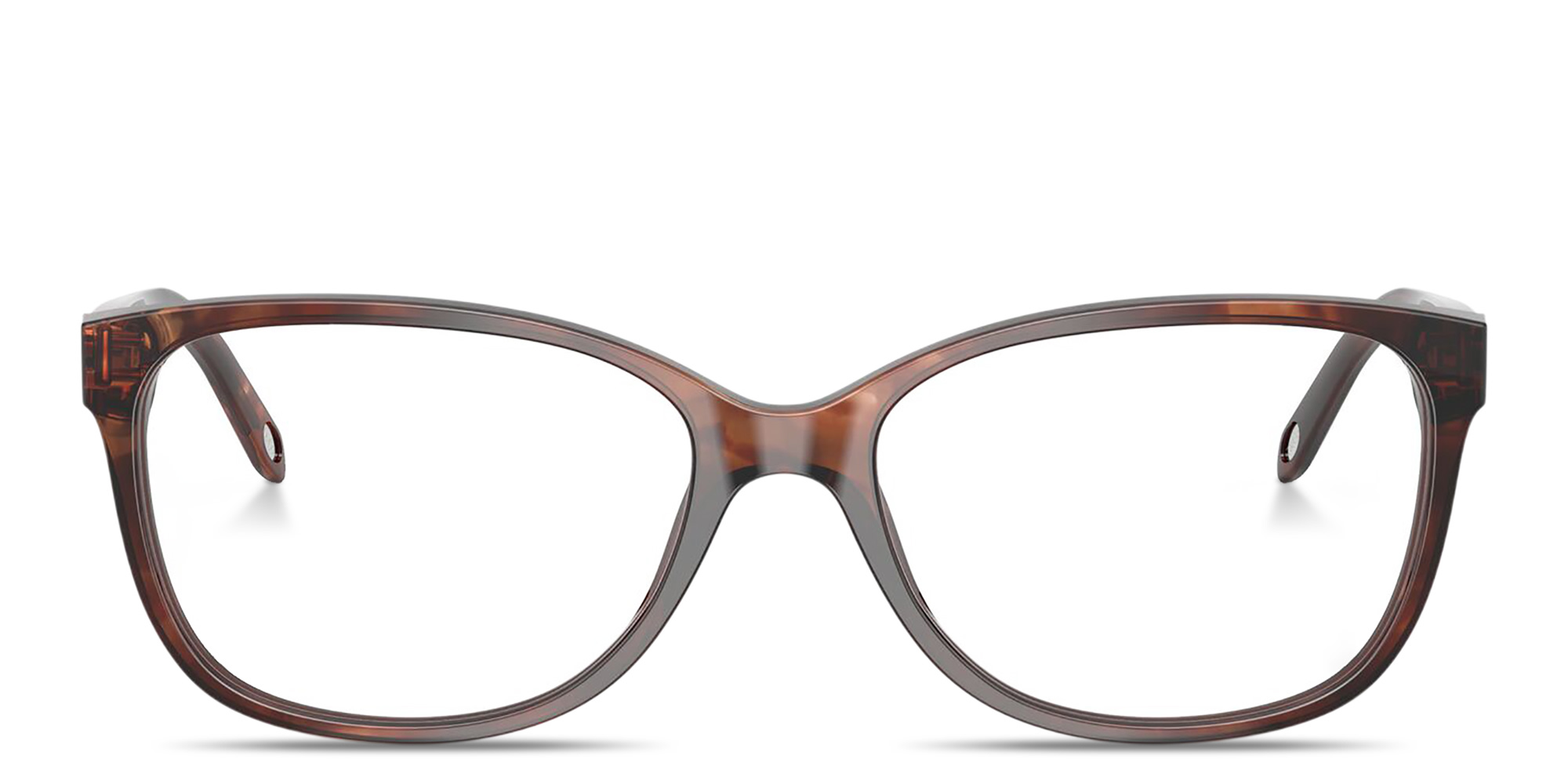 Shop TIFFANY Return to Tiffany® Square Eyeglasses in Polished Havana online.