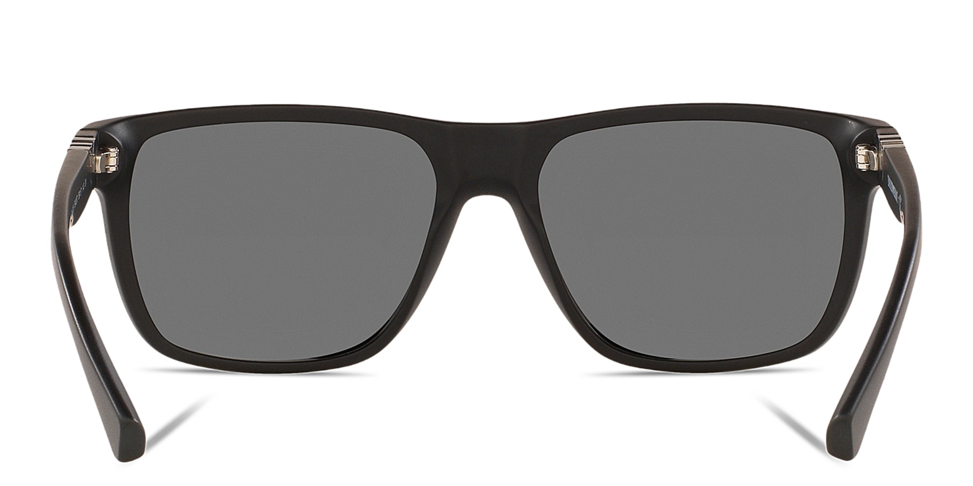 Shop Emporio Armani Square Sunglasses in Matte Black online.