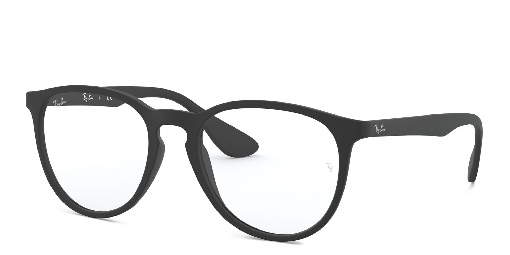Shop Ray-Ban Erika Optics Round Eyeglasses in Black online.