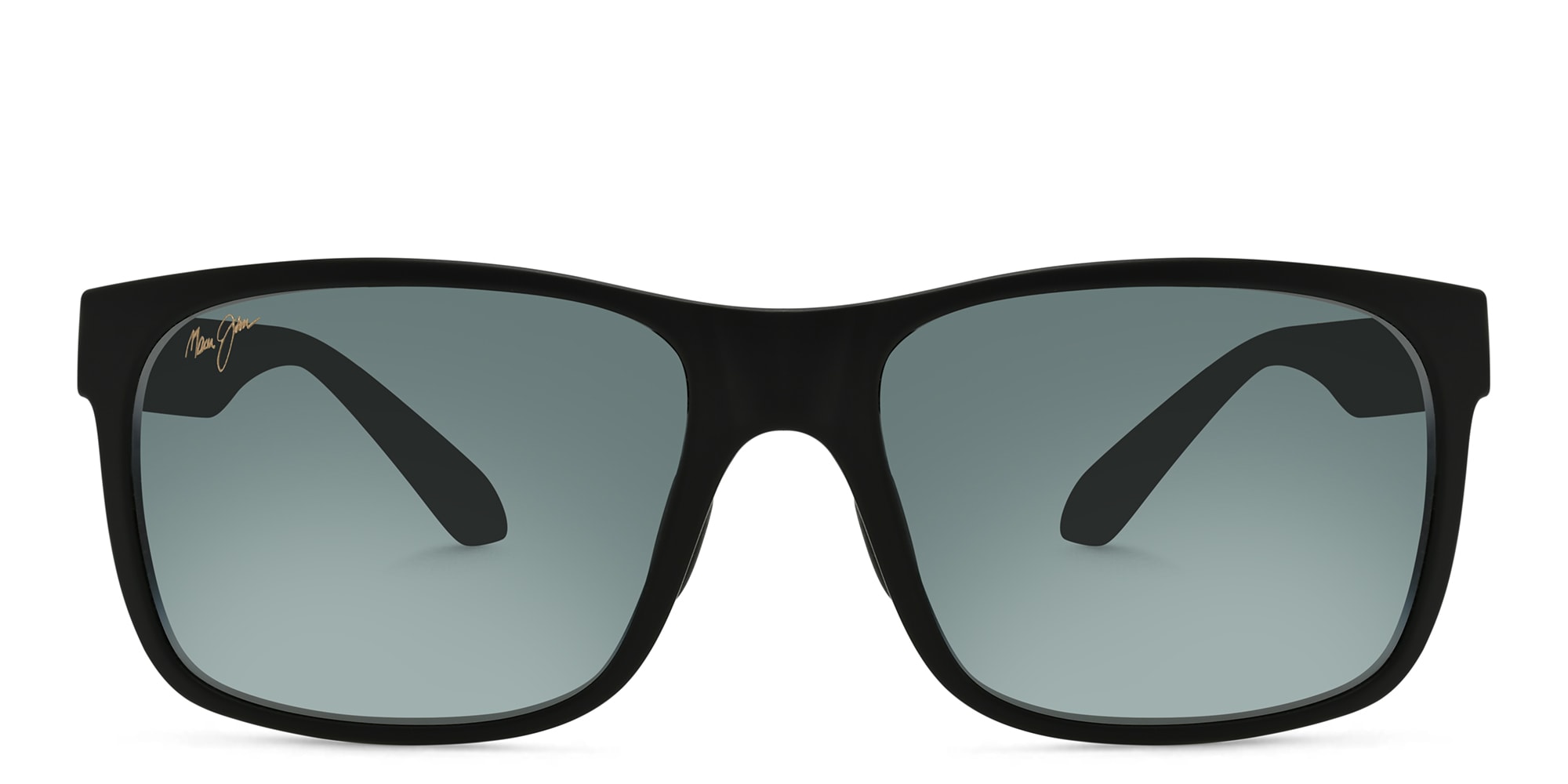 Shop Maui Jim Red Sands Rectangle Sunglasses in Black online.