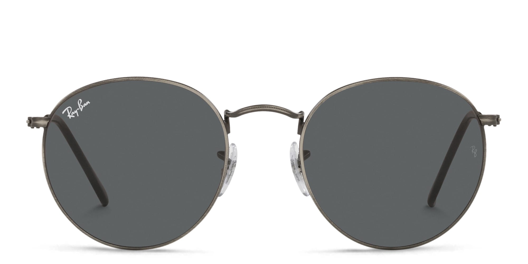 Shop Ray-Ban Round Sunglasses in Gunmetal online.